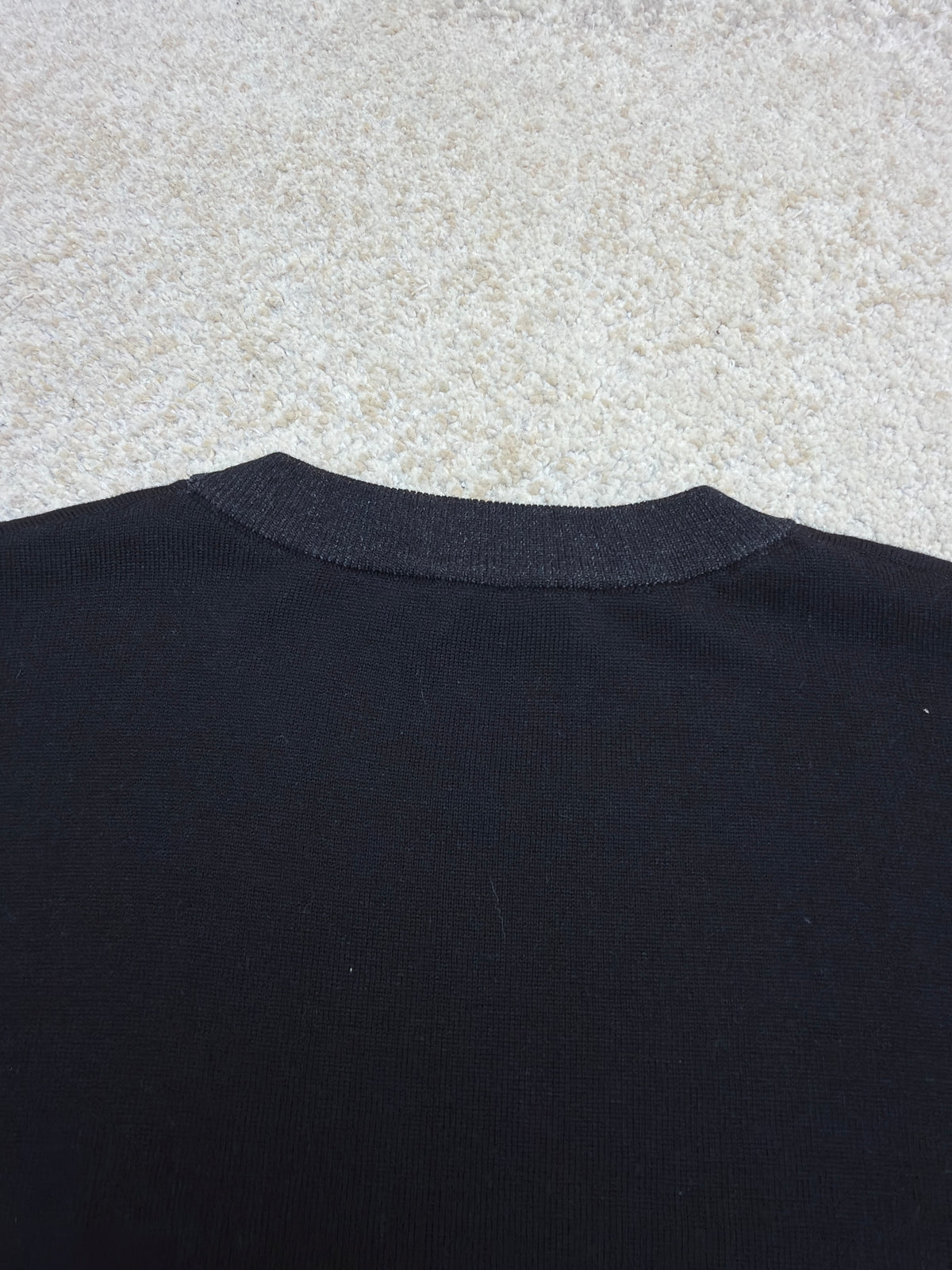 LV 1AKRN4 Gradient Signature Jacquard Short-Sleeved Crewneck