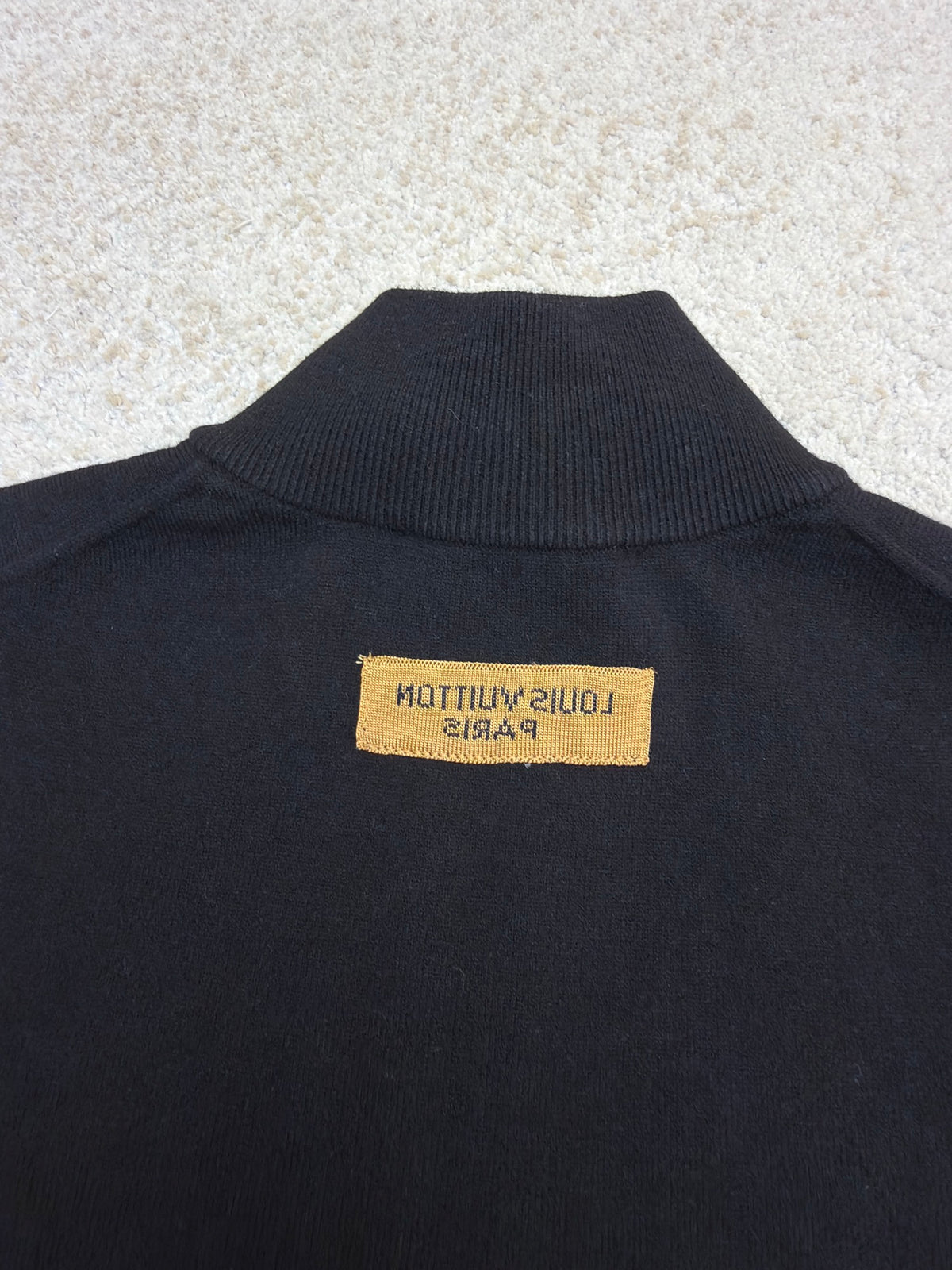 LV 1AA4VS LVSE Inside-Out Zipped Through Cashmere Cardigan