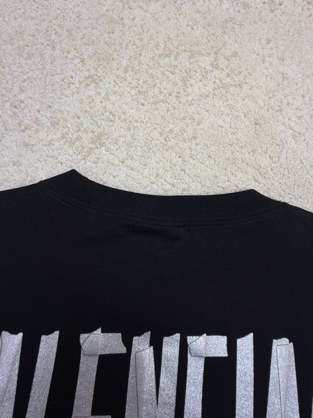 Balenciaga Glitter Tape Type T-Shirt