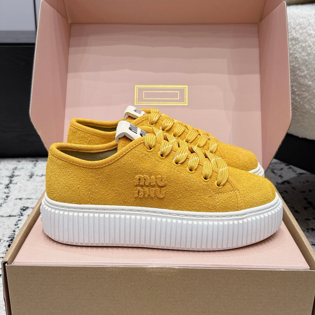 Miu Miu Suede Sneaker