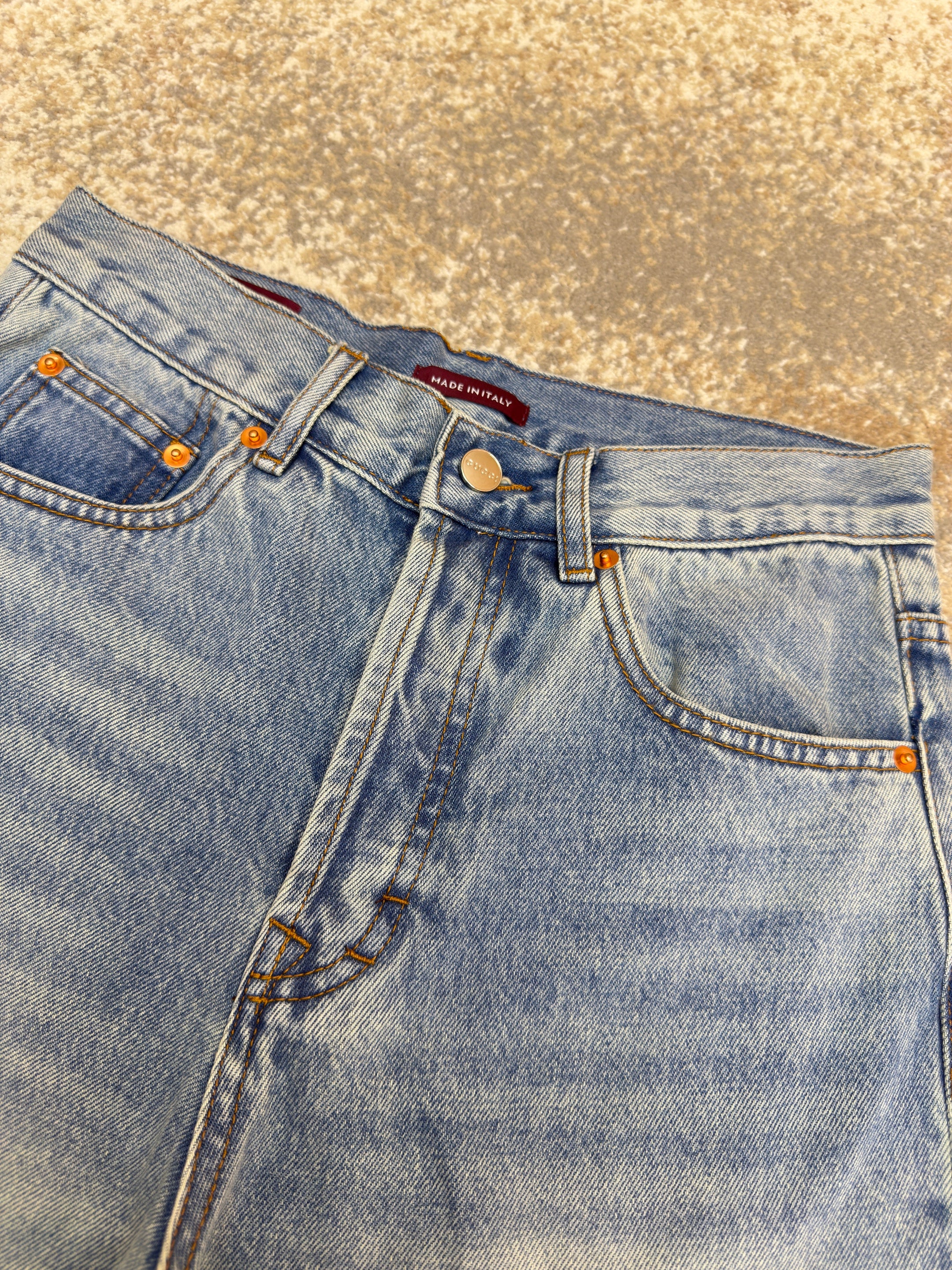 Gucci Patchwork Denim Pants