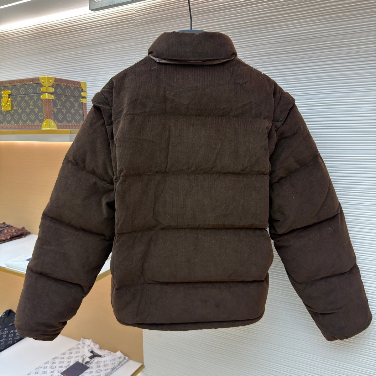 Prada Corduroy Quilted Jacket
