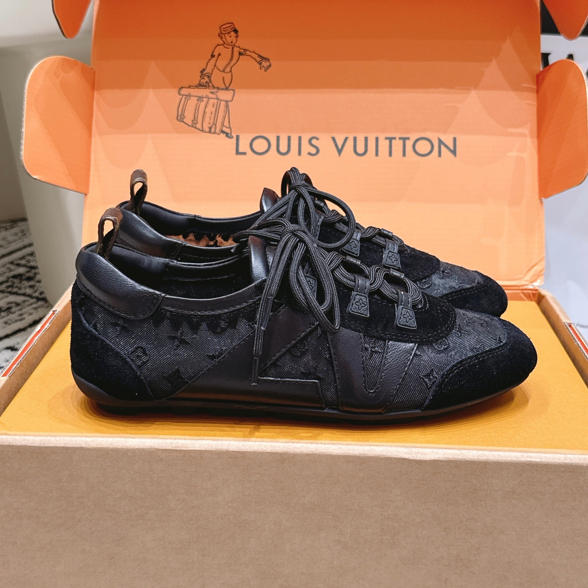 LV Sneakerina Sneaker in Semi-Transparent Mesh