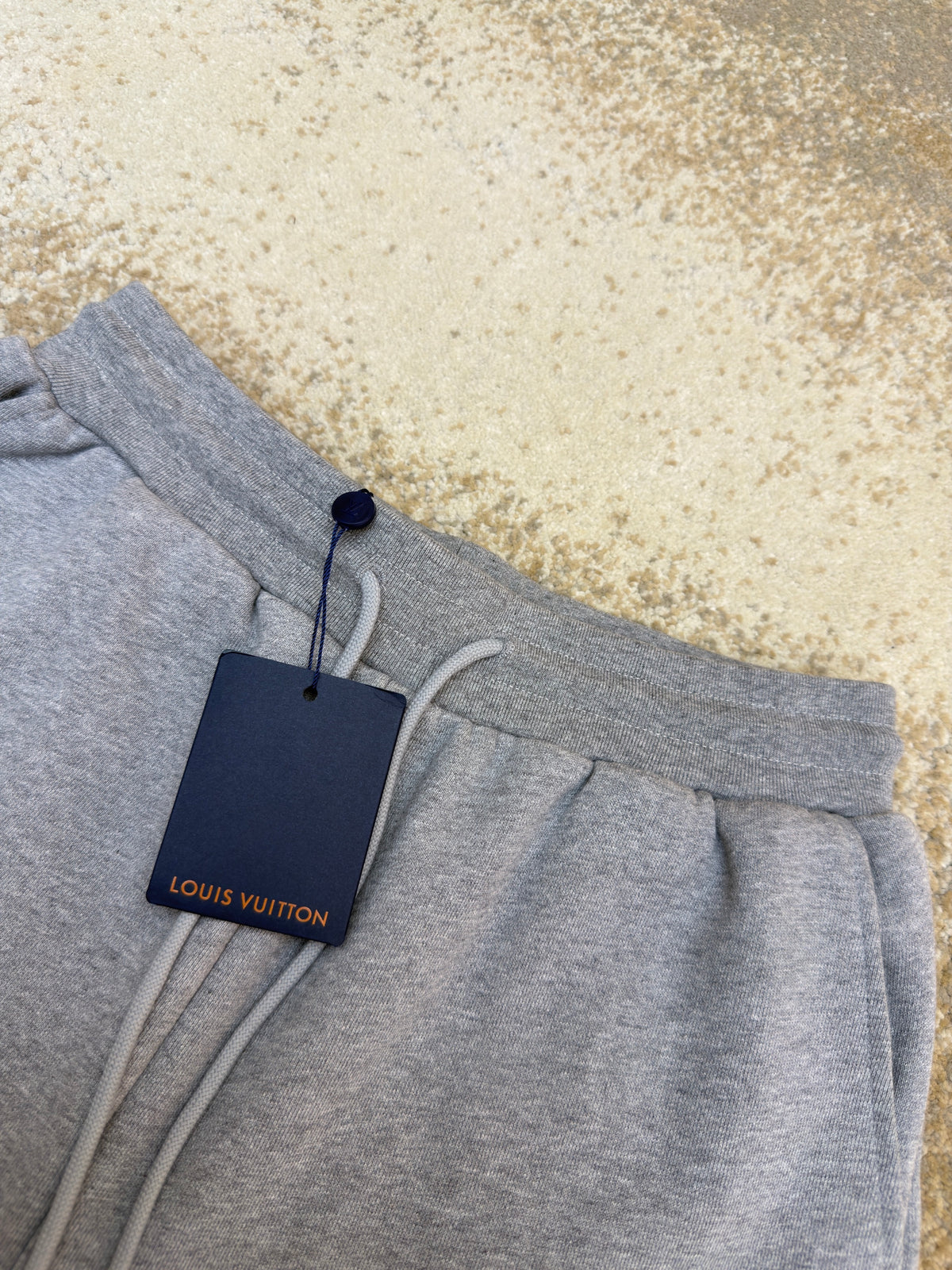 LV 1AK7FR Embroidered Signature Shorts