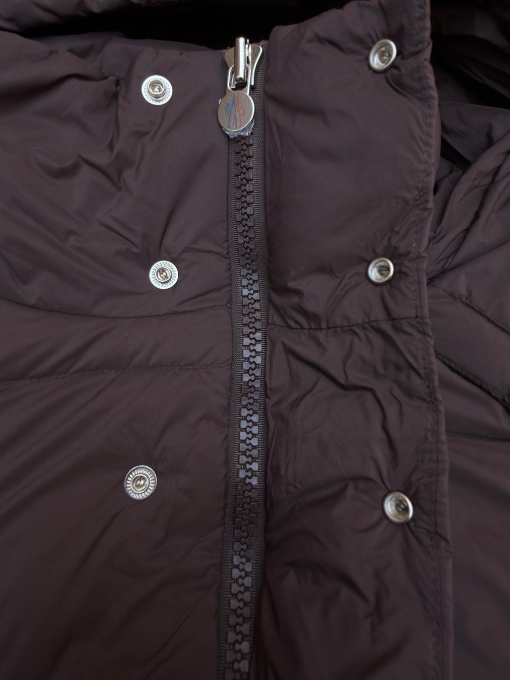 Moncler Maya Hooded Short Down Jacket in Matte Nylon