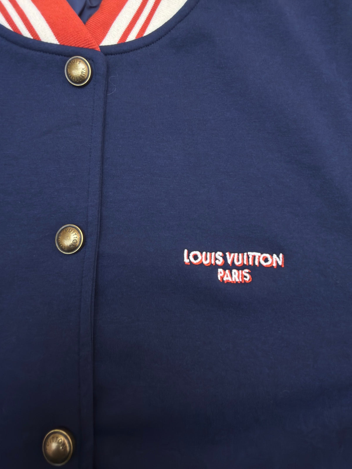 LV 1AK7JR Elegant Varsity Jacket