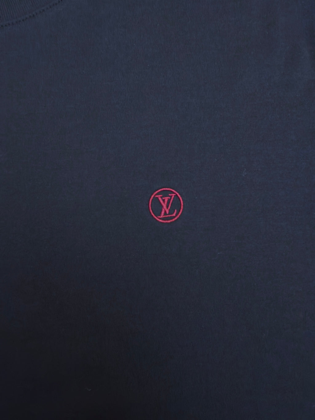 LV 1A1SA5 Classic Logo Cotton T-Shirt