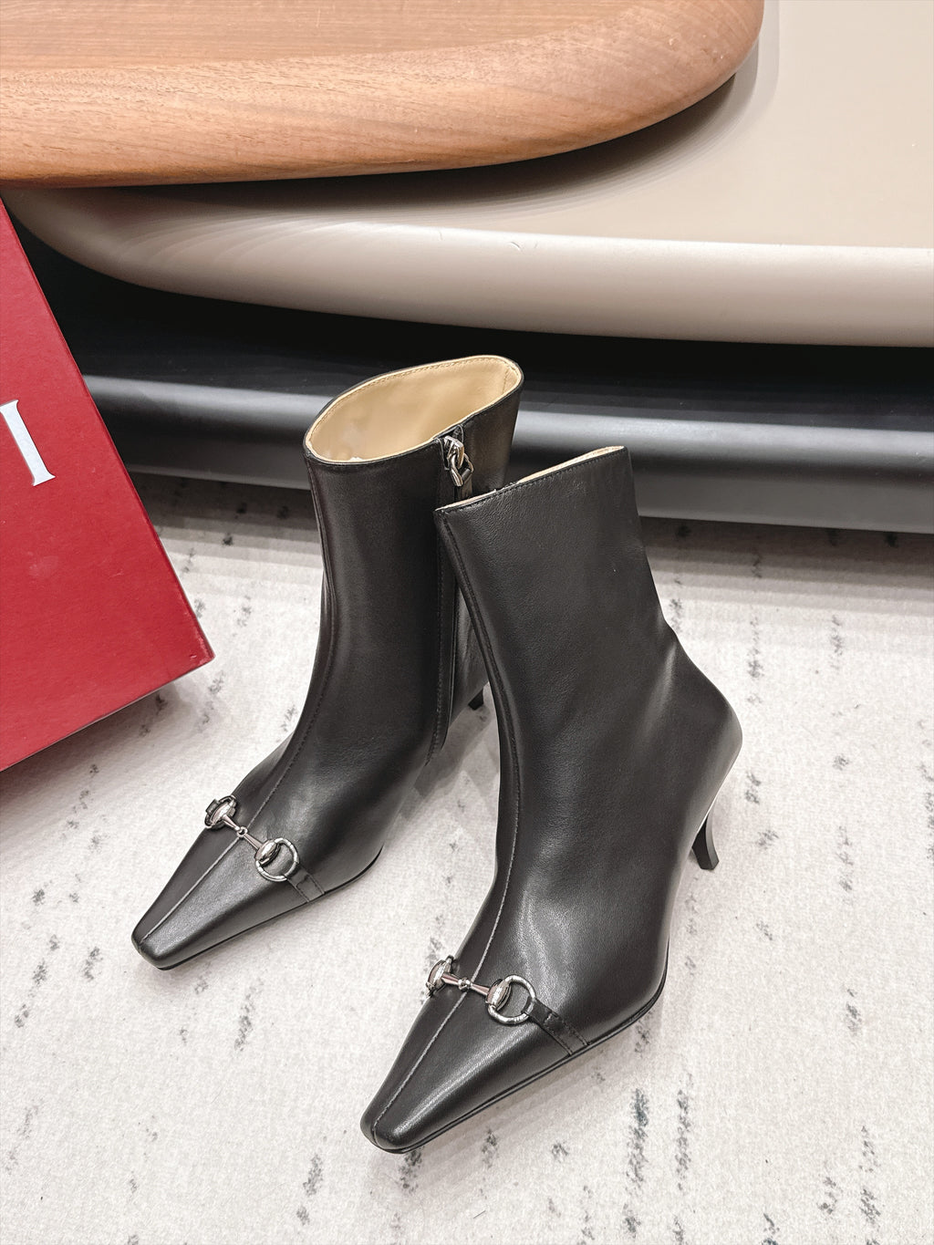 Gucci Vittoria Bootie in Nappa Leather