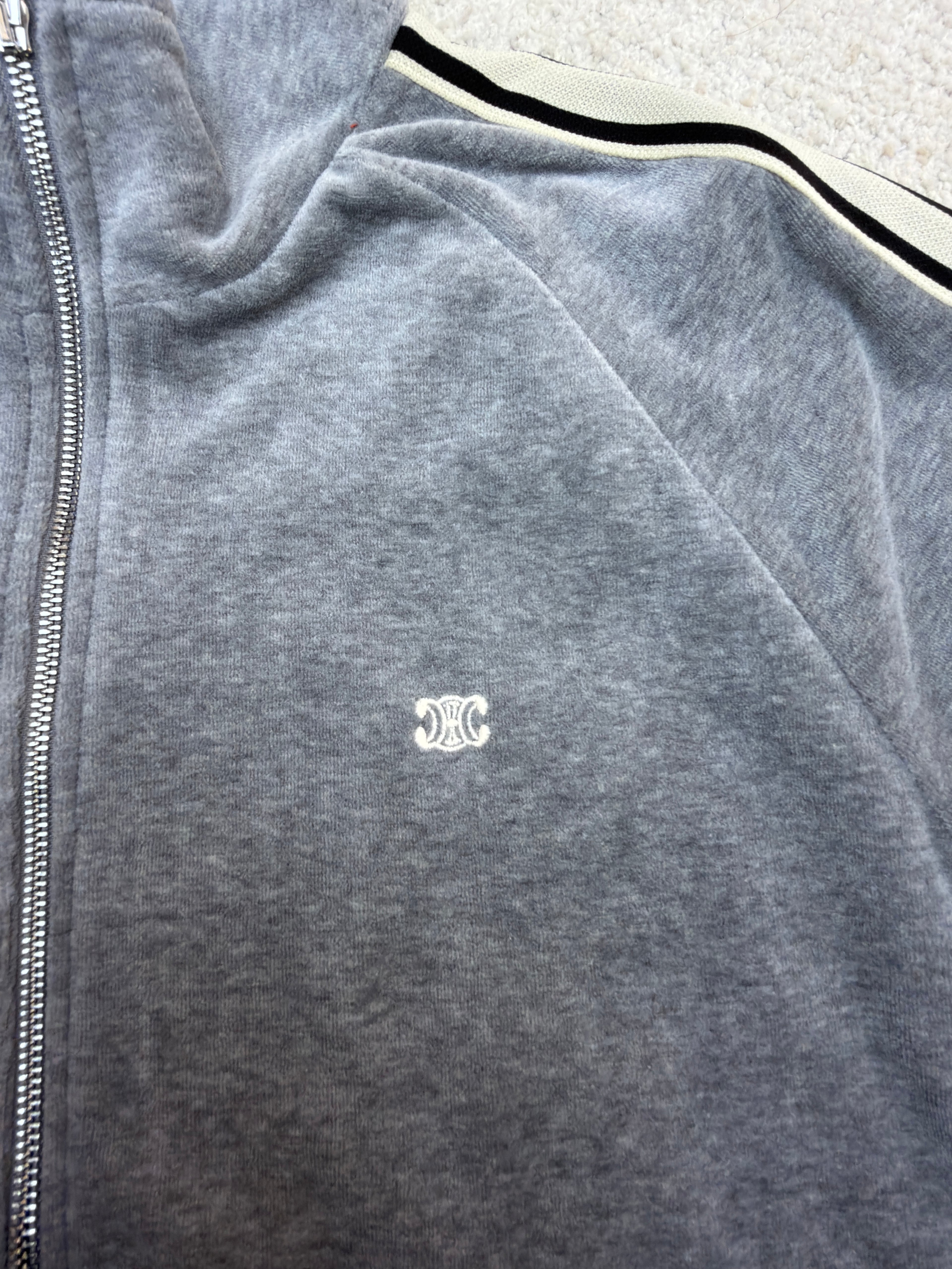 Celine Tracksuit Jacket in Velvet Cotton