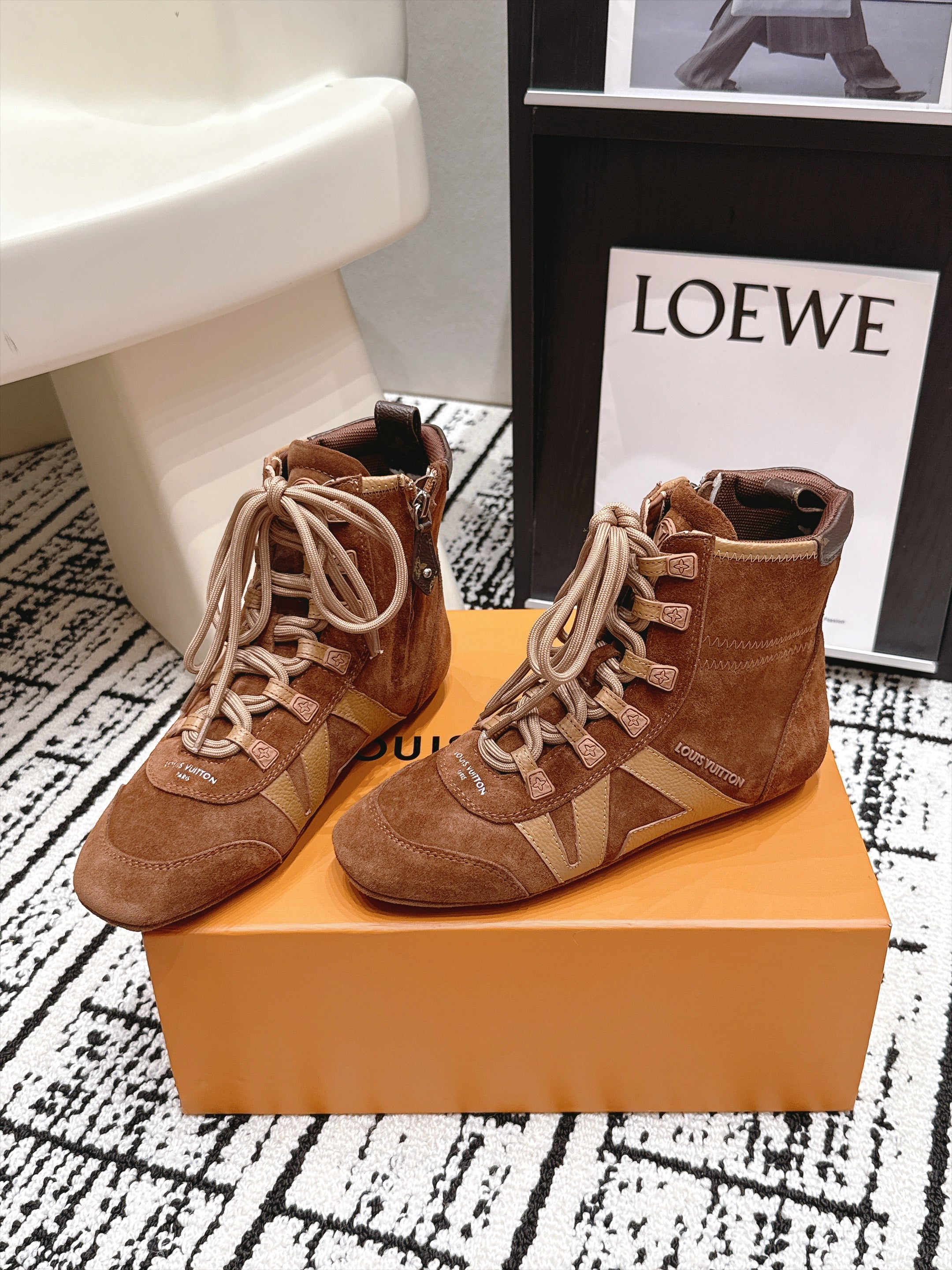 LV Sneakerina Ankle Boot