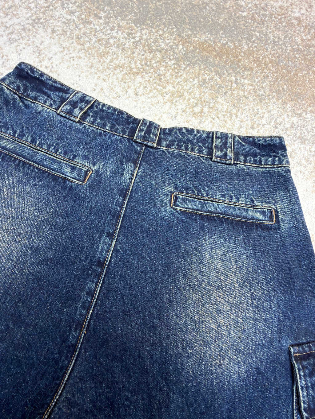 Prada Baggy Denim Cargo Pants