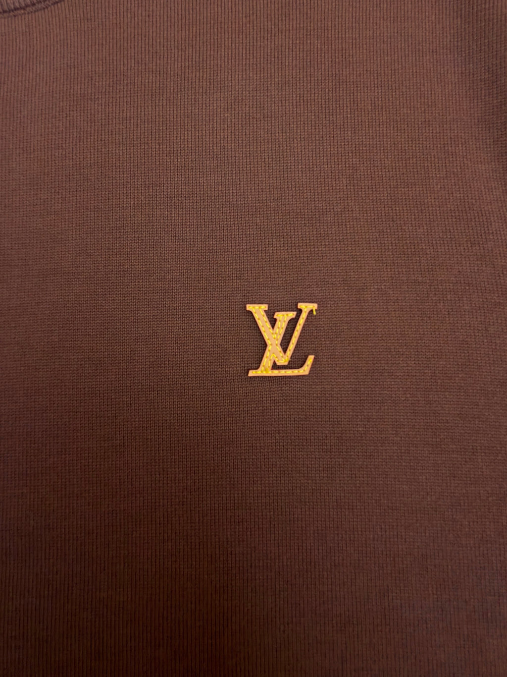 LV 1AK714 Short-Sleeved Crewneck With Signature