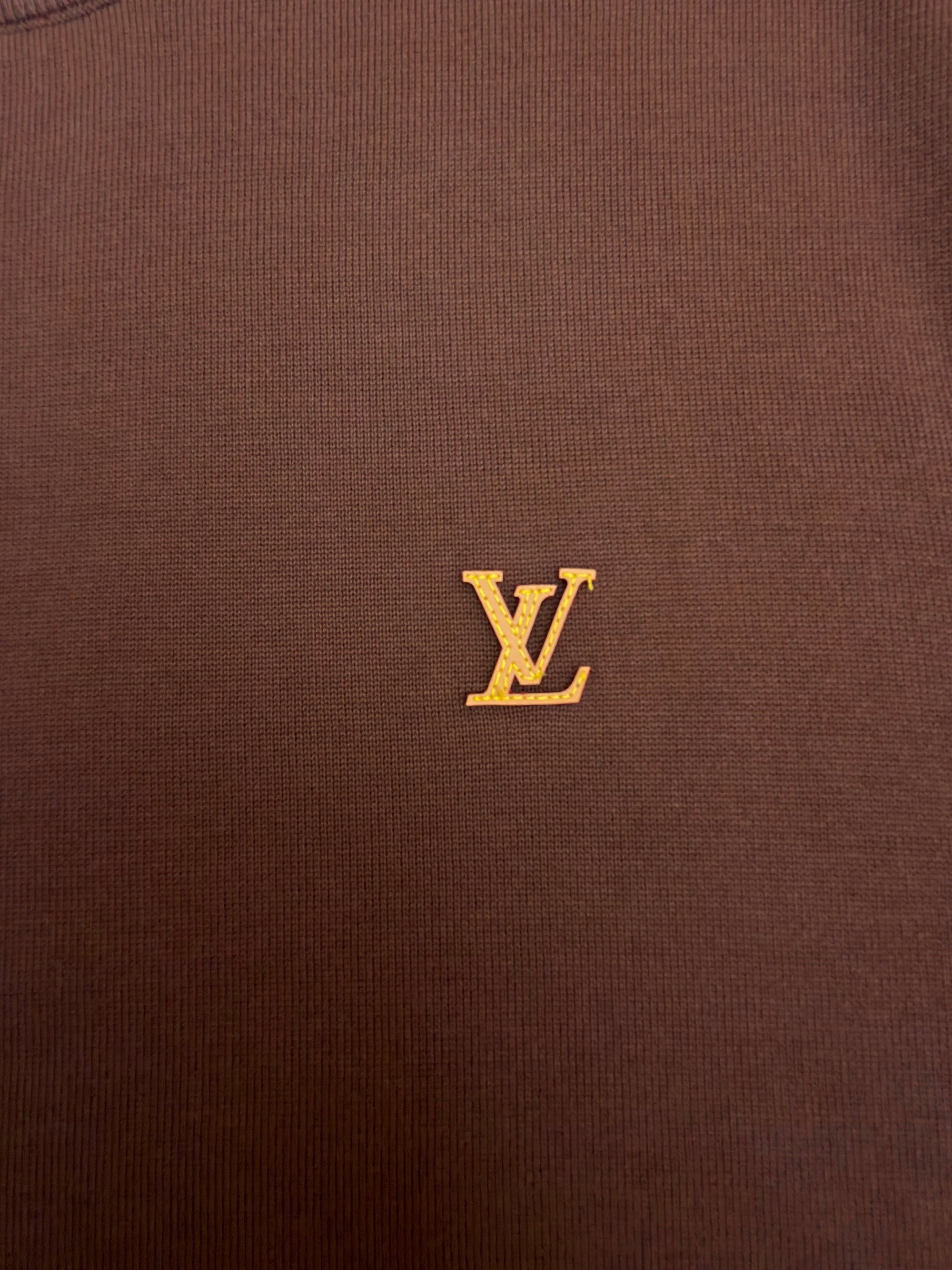 LV 1AK714 Short-Sleeved Crewneck With Signature
