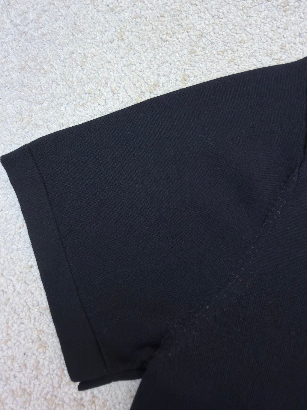 LV 1AKRN4 Gradient Signature Jacquard Short-Sleeved Crewneck