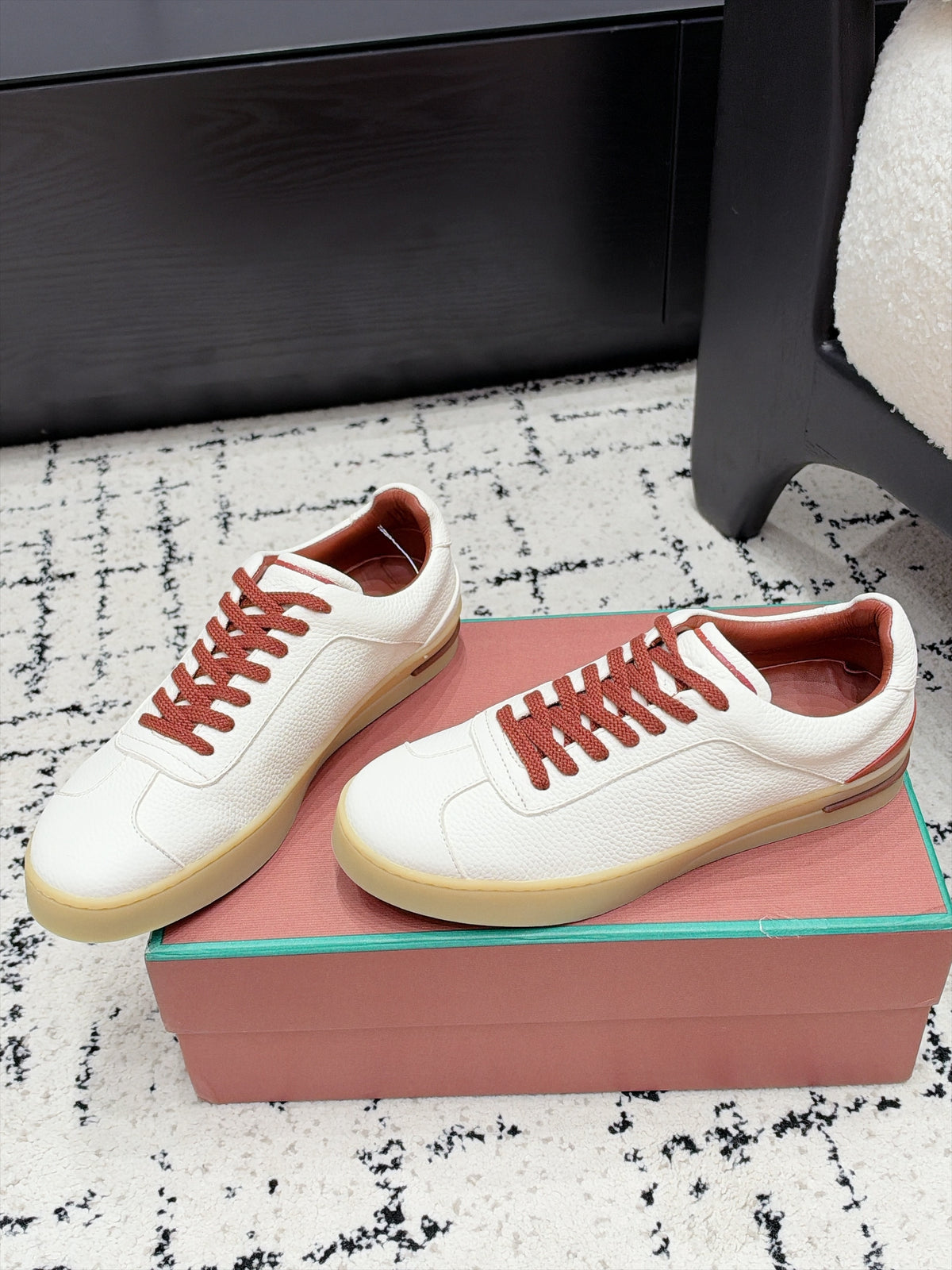 Loro Piana 70's Walk Leather Sneaker