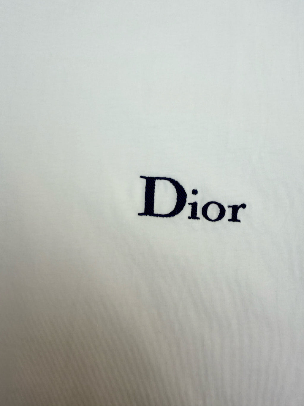 Dior T-Shirt with Dior Embroidery