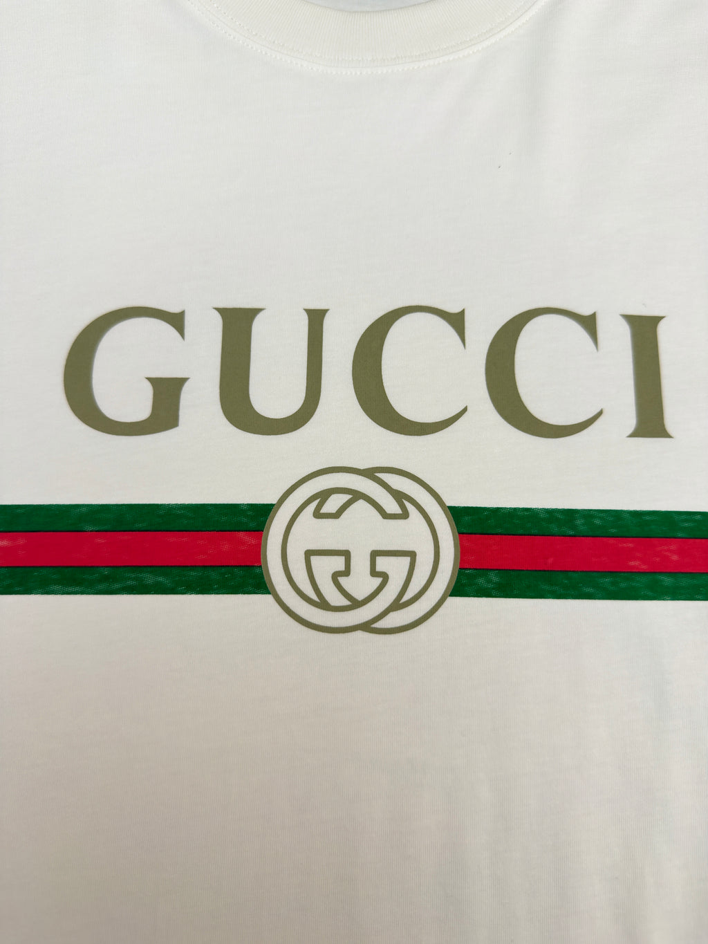 Gucci Silk Blend Jersey T-Shirt With Print
