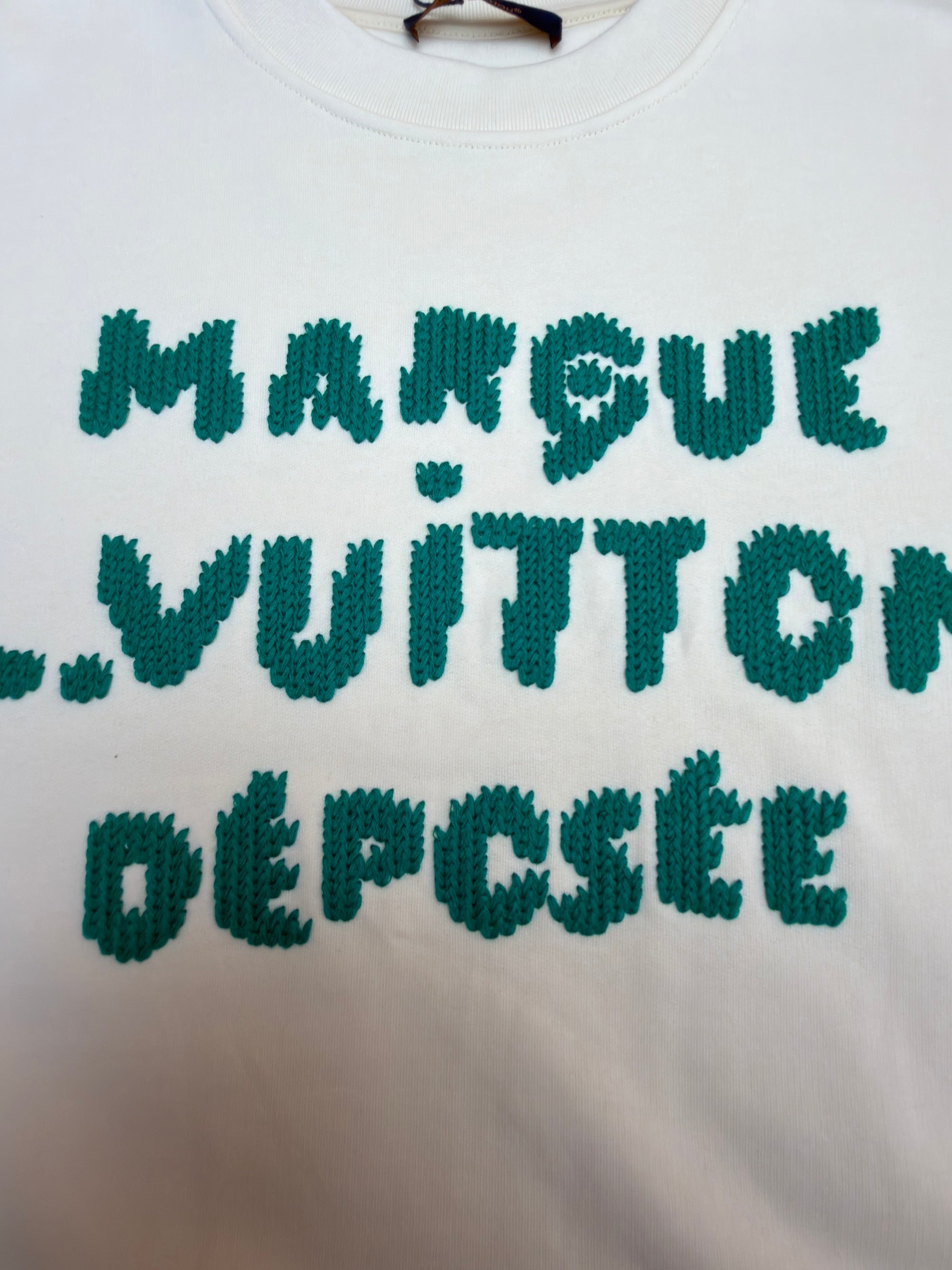 LV 1AK6I0 Embroidered Signature Sweatshirt