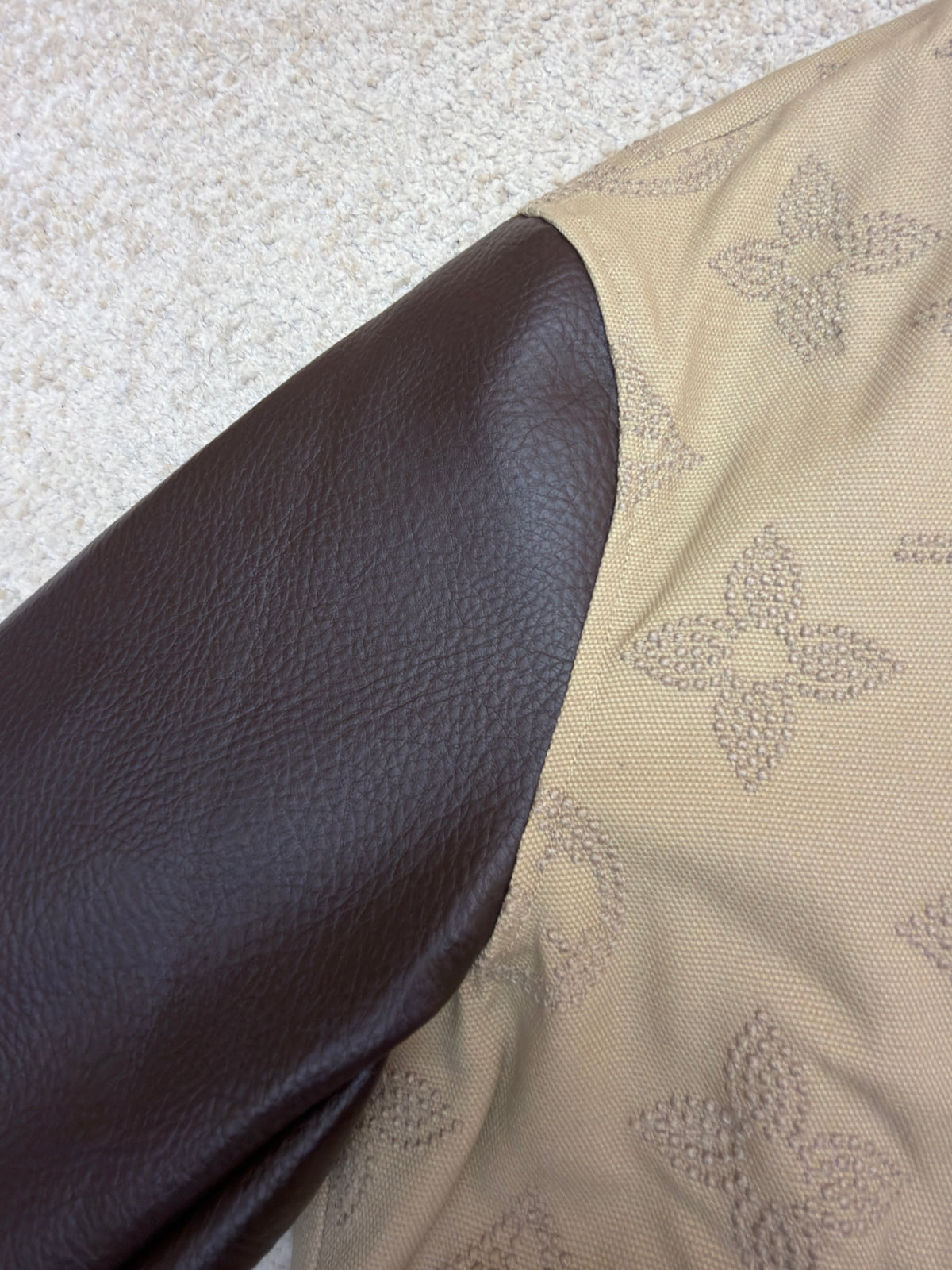 LV 1AHBZG Monogram Embroidered Varsity Blouson