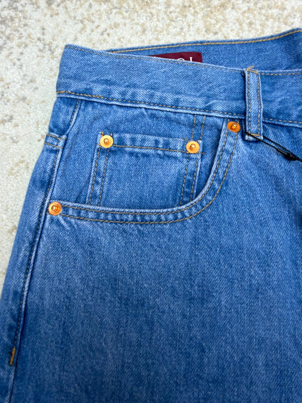 Gucci Tapered Fit Denim Trousers