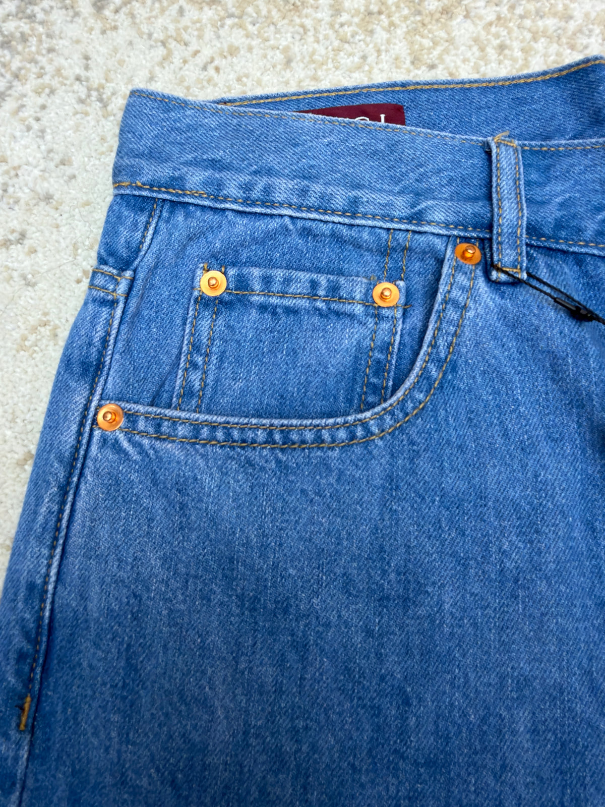 Gucci Tapered Fit Denim Trousers