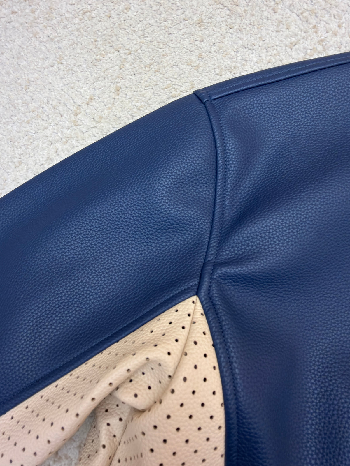 LV 1AK6V4 Sporty Leather Track Top