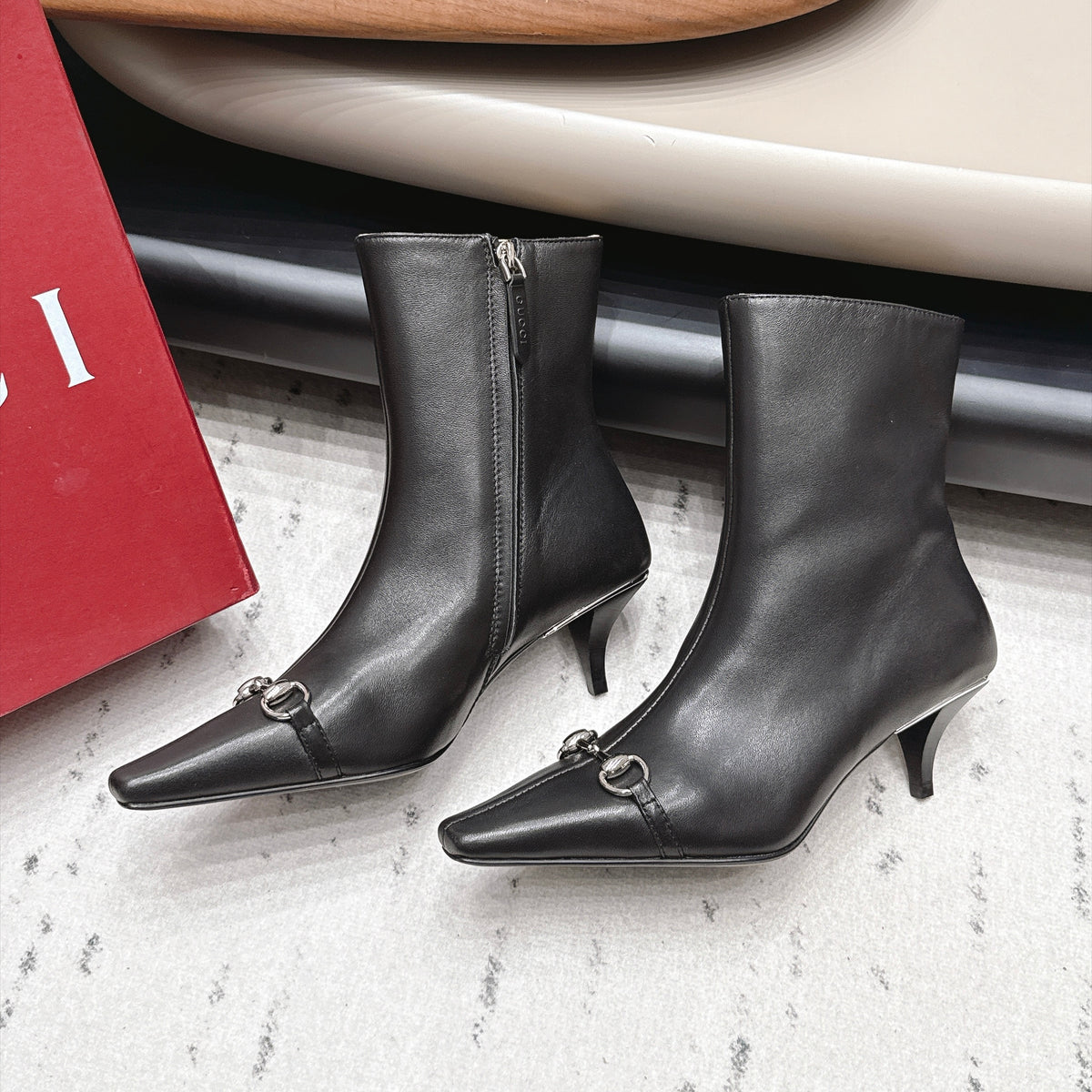 Gucci Vittoria Bootie in Nappa Leather