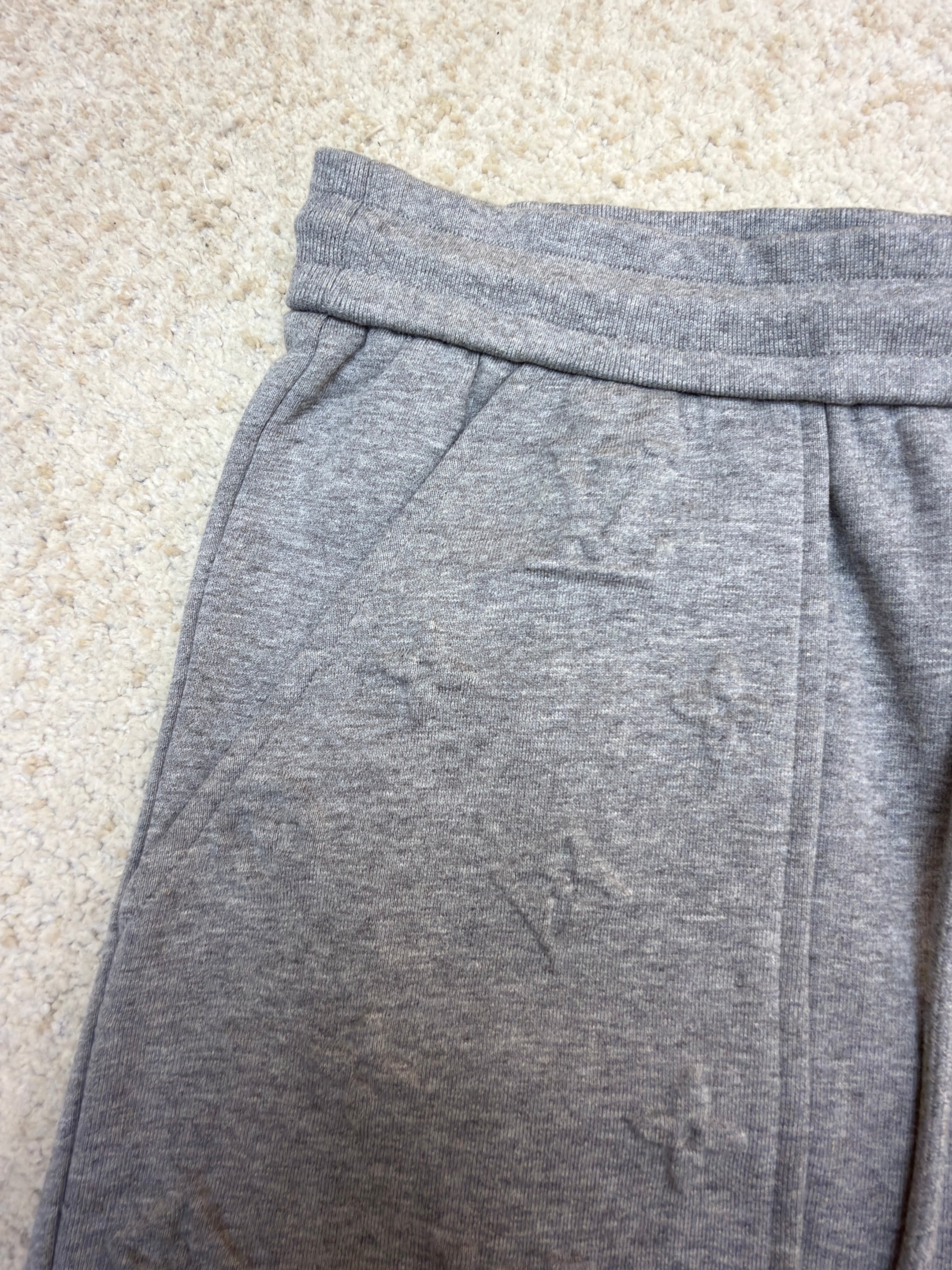 LV 1AK6IL Embossed Signature Detail Pants