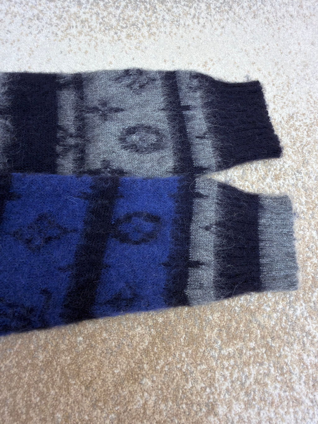 LV 1AIOX8 Monogram Mohair Cardigan
