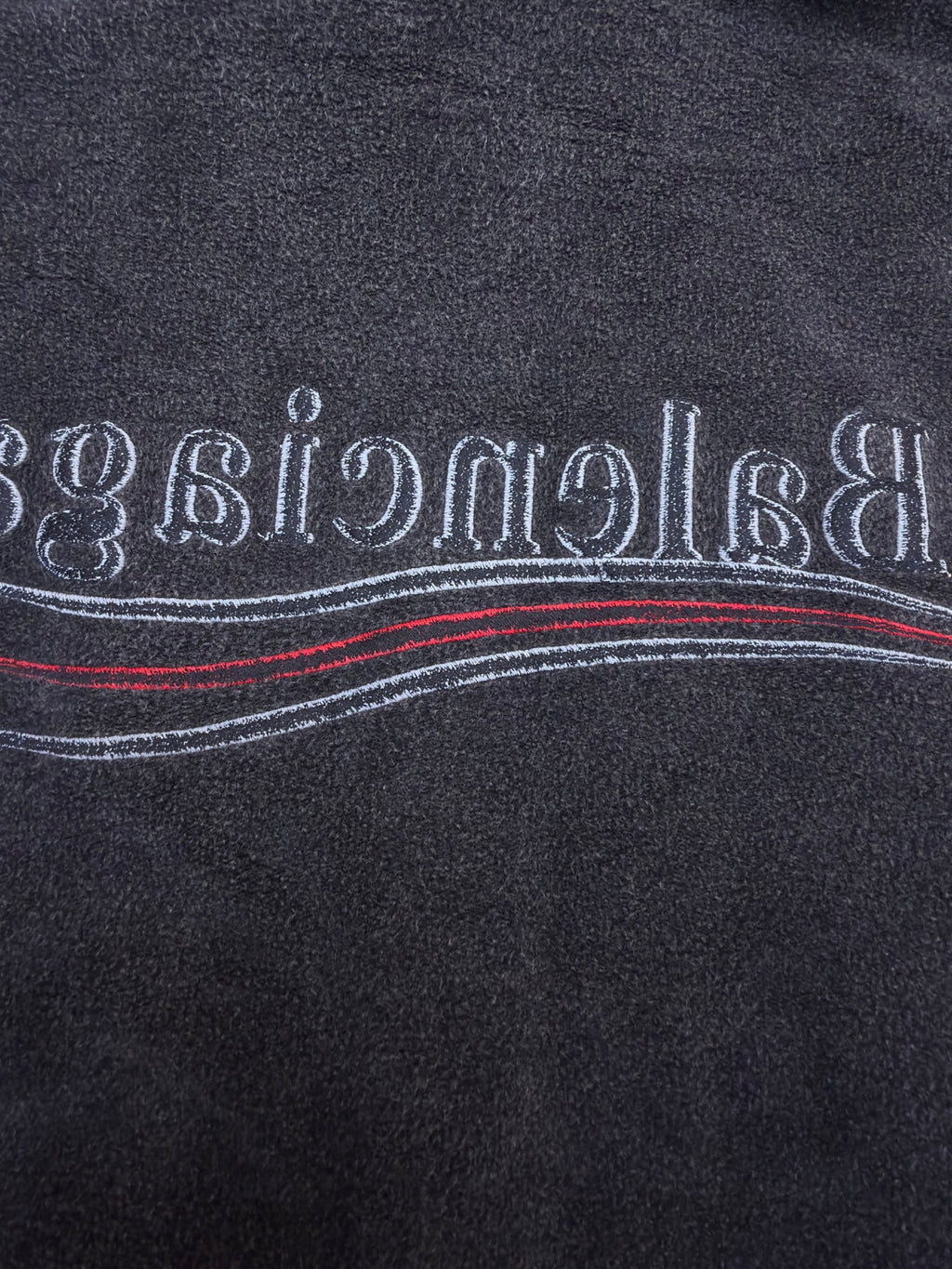 Balenciaga Political Campaign Inside-Out Zip-Up Hoodie