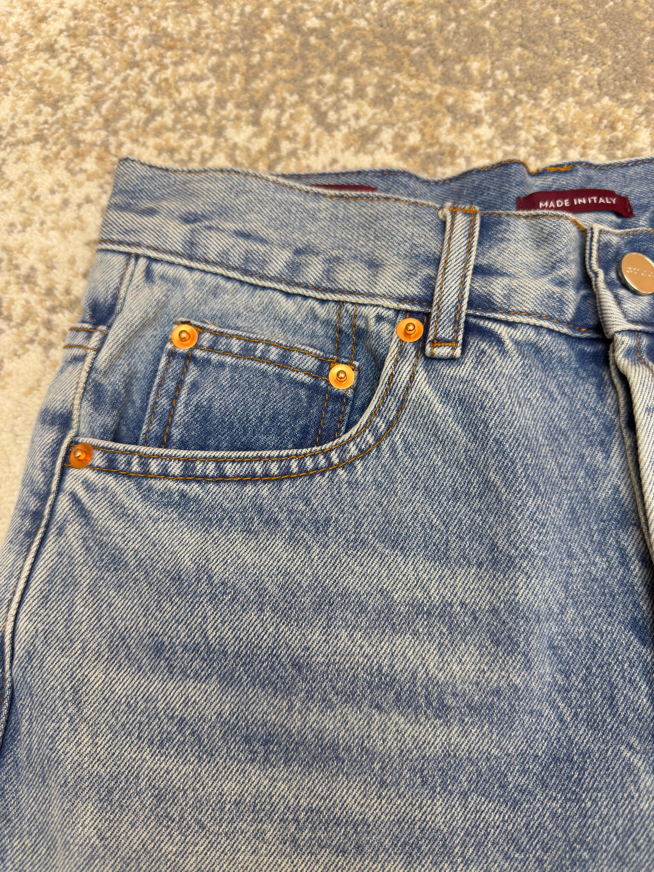 Gucci Patchwork Denim Pants
