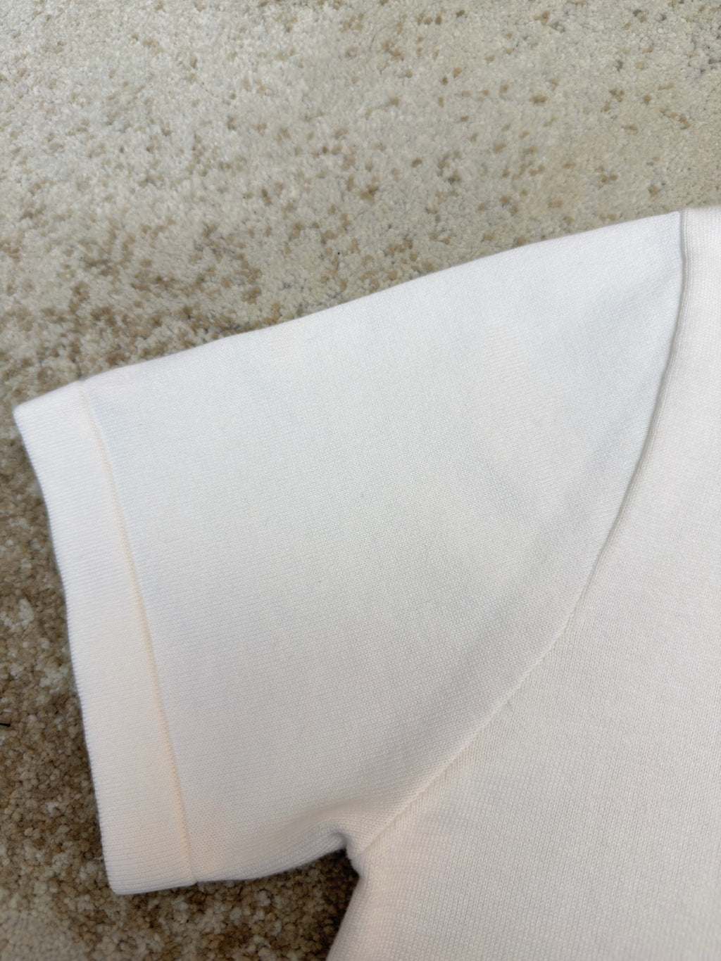 LV 1AK6ZF Short-Sleeved Signature Patch Crewneck