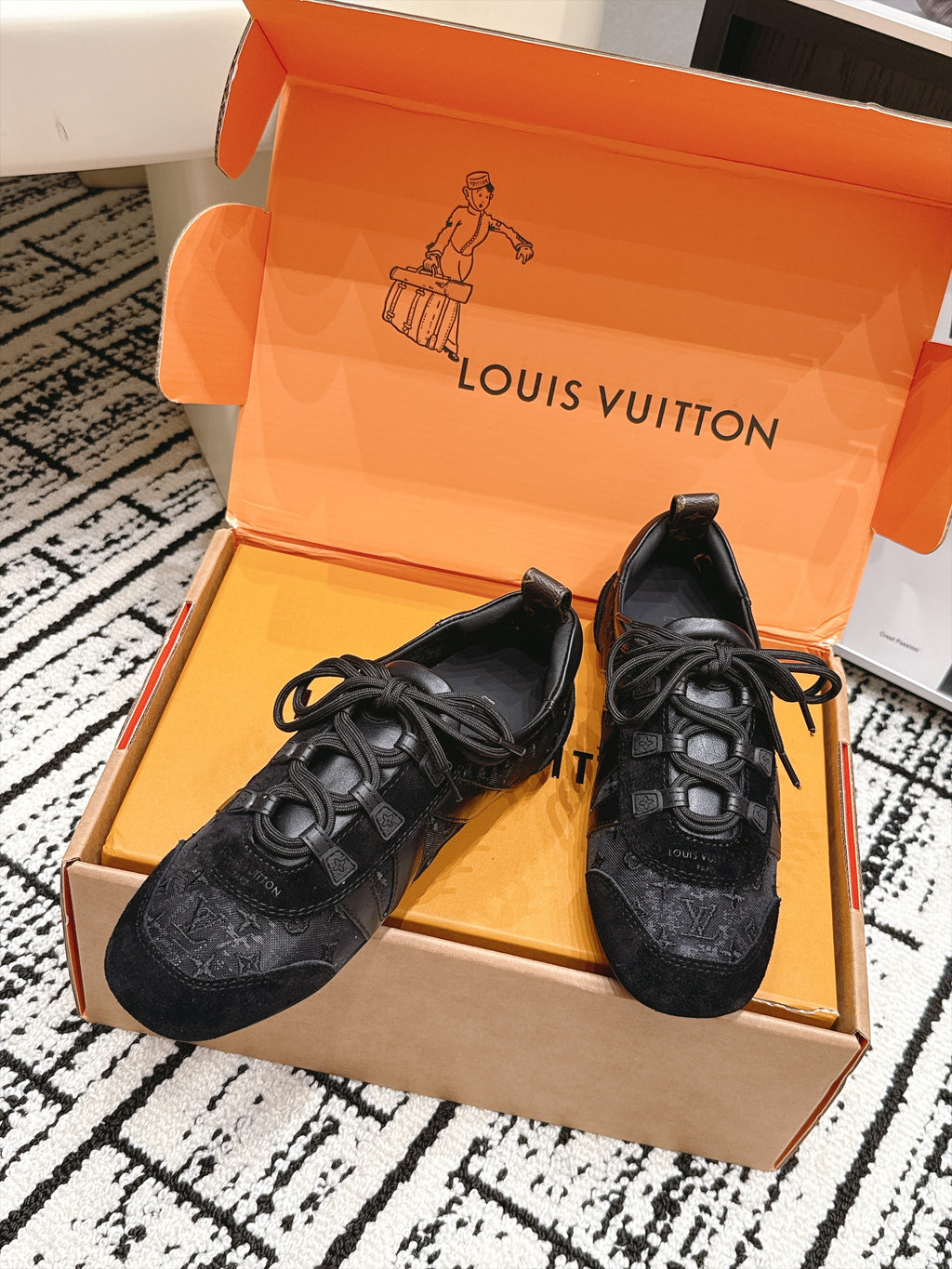 LV Sneakerina Sneaker in Semi-Transparent Mesh