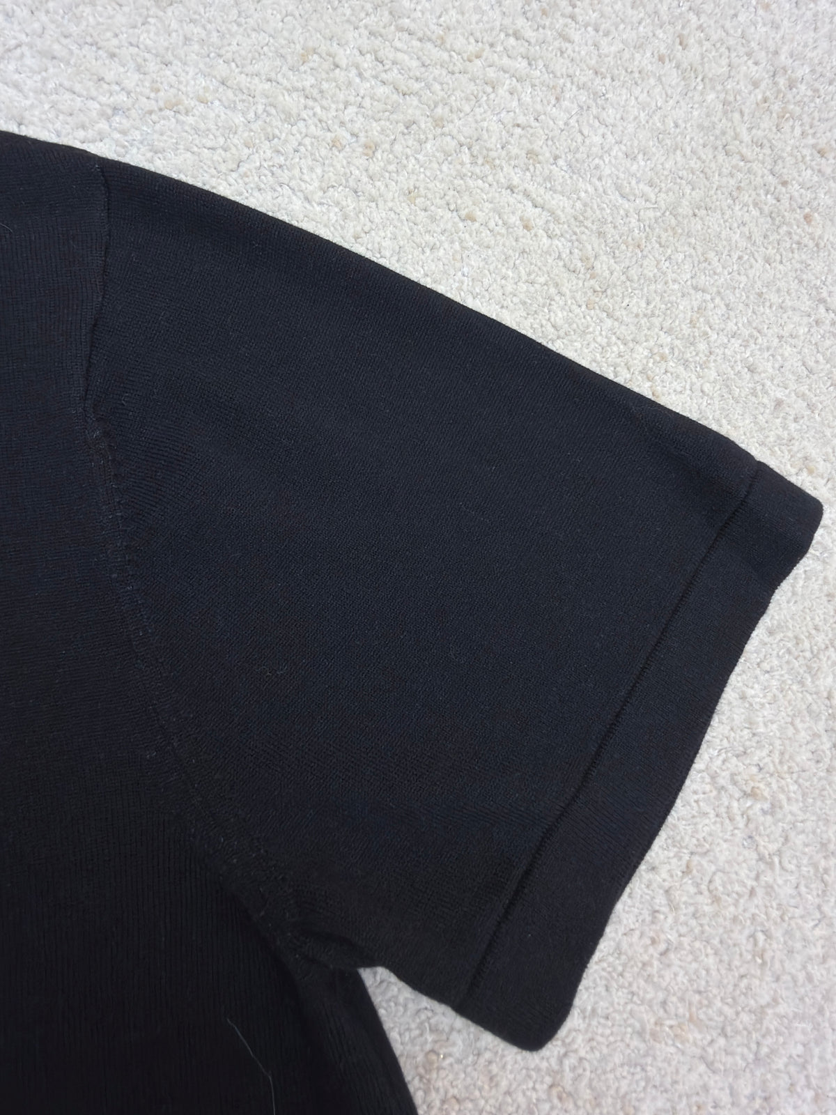 LV 1AKRN4 Gradient Signature Jacquard Short-Sleeved Crewneck