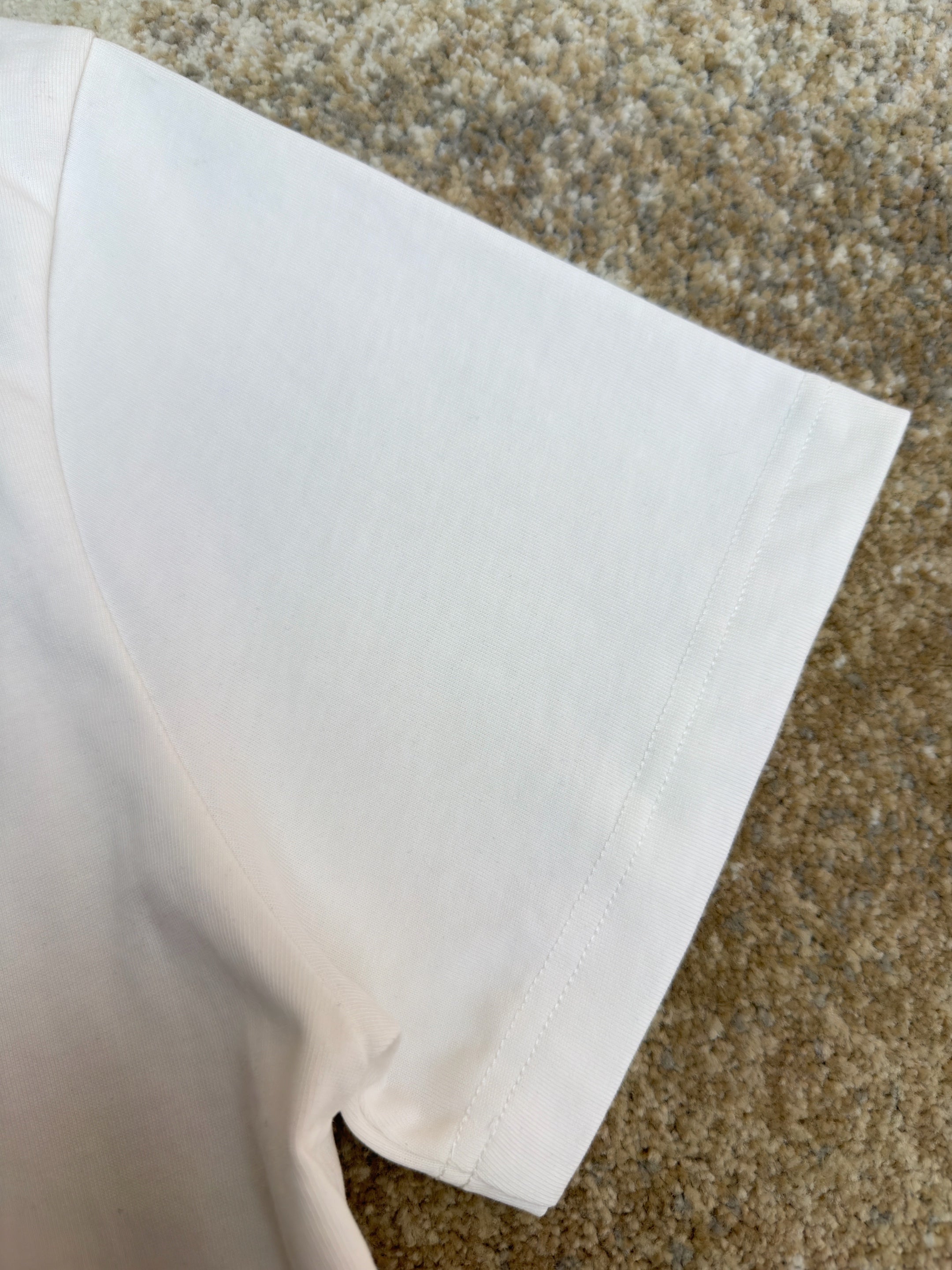 LV 1AFV79 Embroidered Signature Cotton T-Shirt