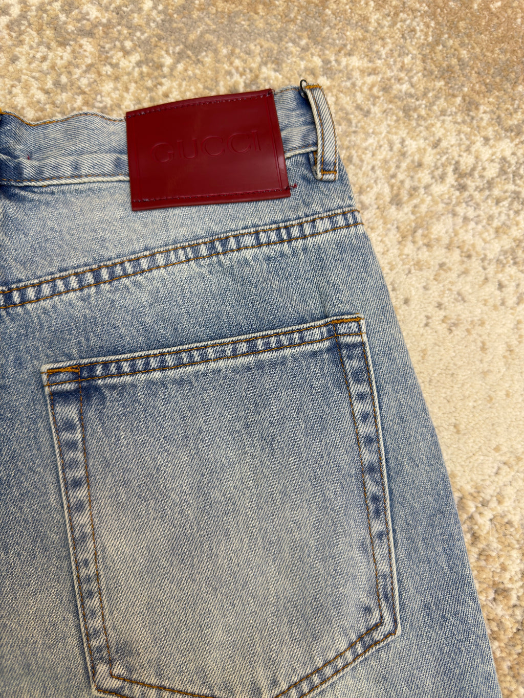 Gucci Patchwork Denim Pants