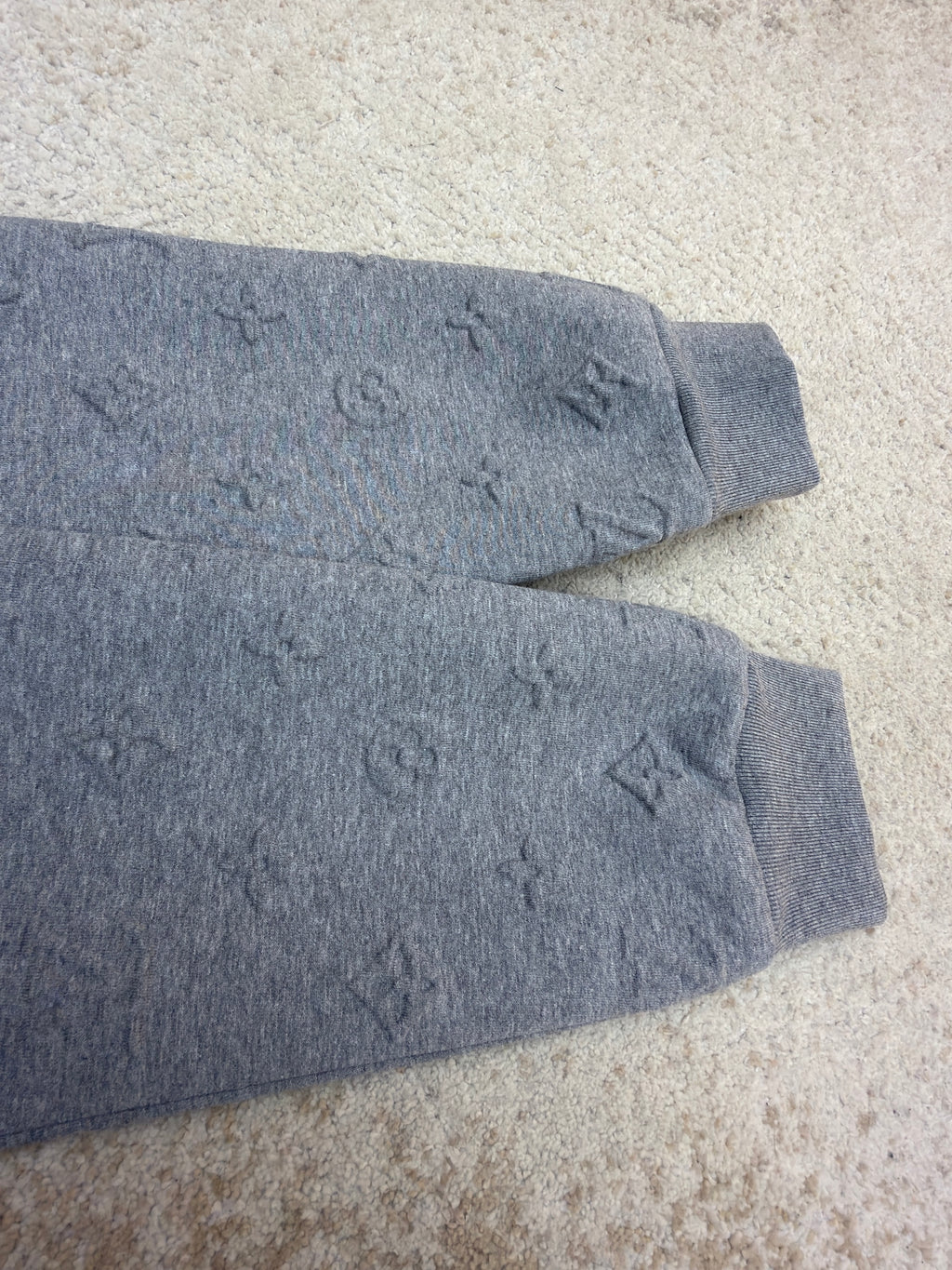 LV 1AK6FU Monogram Embossed Track Top