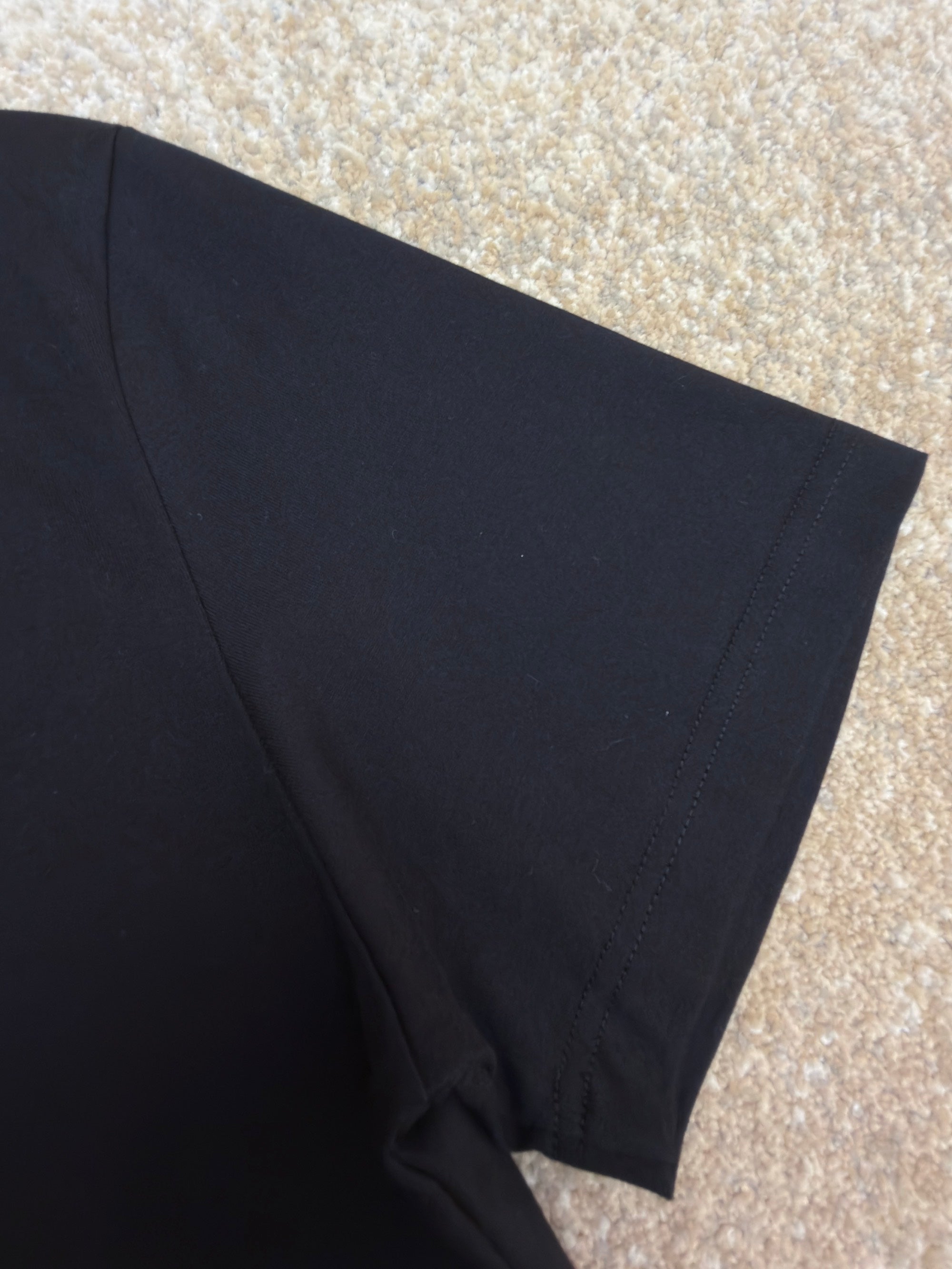 LV 1AK7G3 Embroidered Signature Short-Sleeved T-Shirt