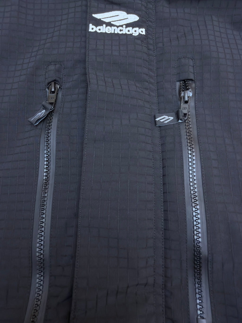 Balenciaga Oversized Distressed Cotton-ripstop Hooded Bomber Jacket
