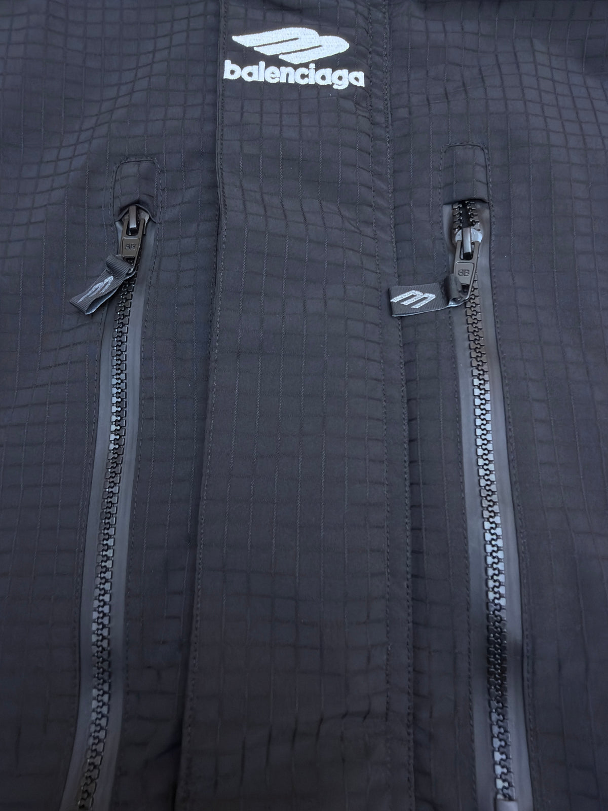 Balenciaga Oversized Distressed Cotton-ripstop Hooded Bomber Jacket