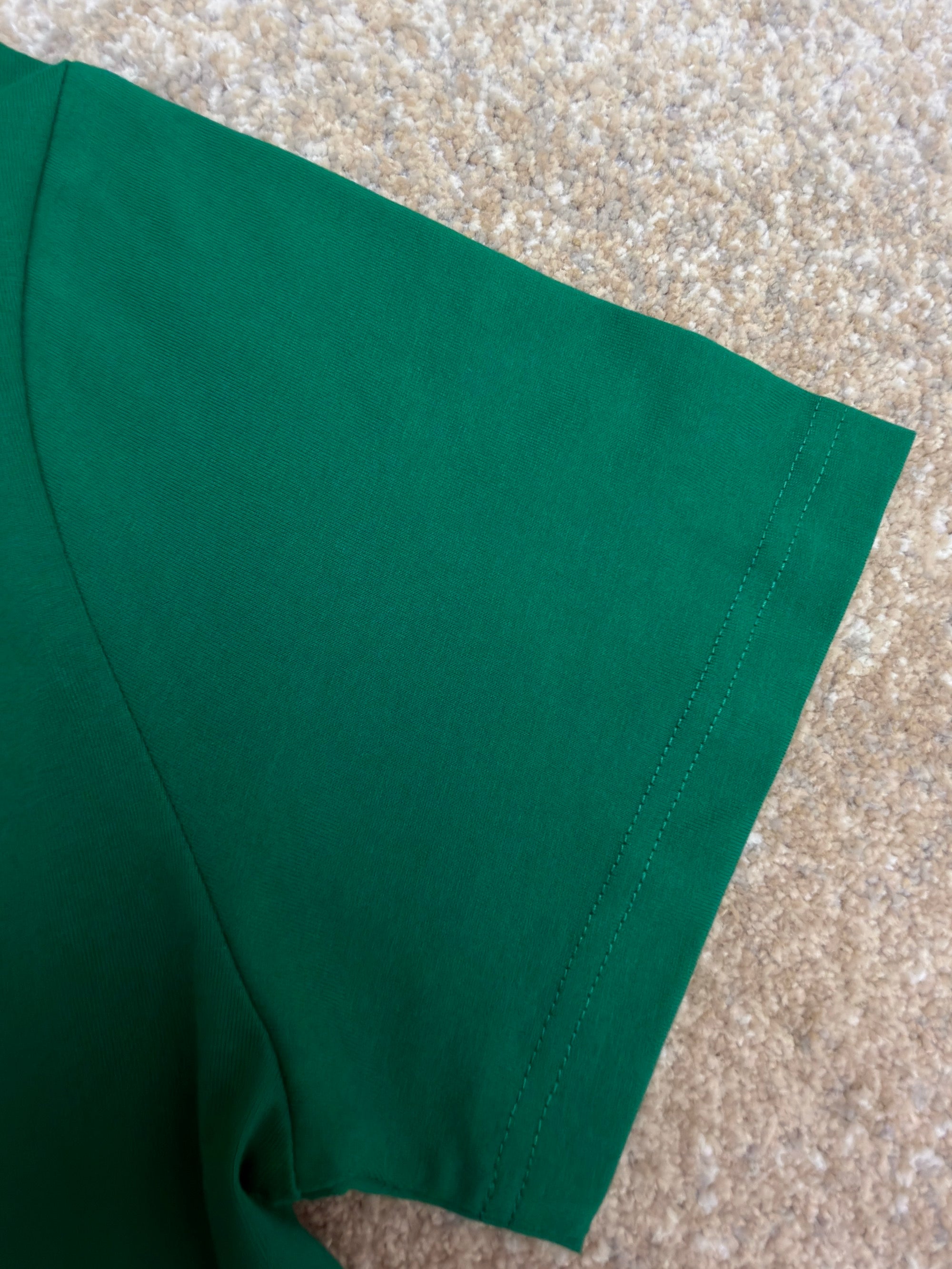 LV 1AK6I9 Embroidered Signature Short-Sleeved T-Shirt