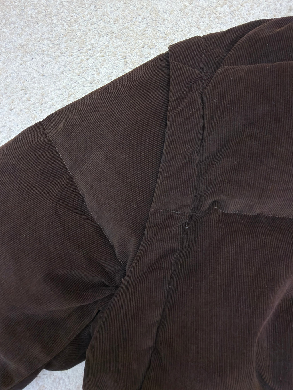 Prada Corduroy Quilted Jacket