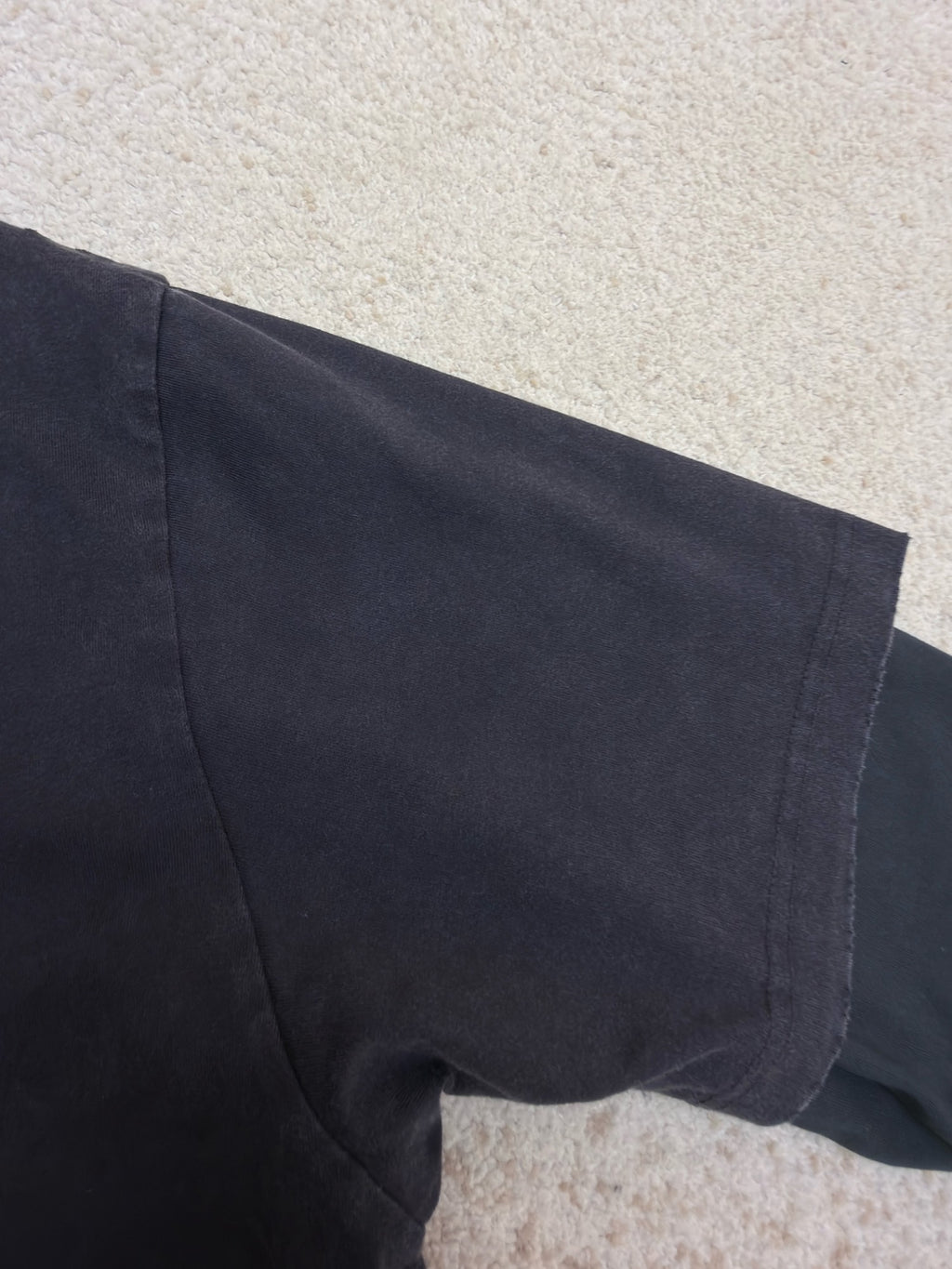 Balenciaga Distressed Layered Long Sleeve T-Shirt