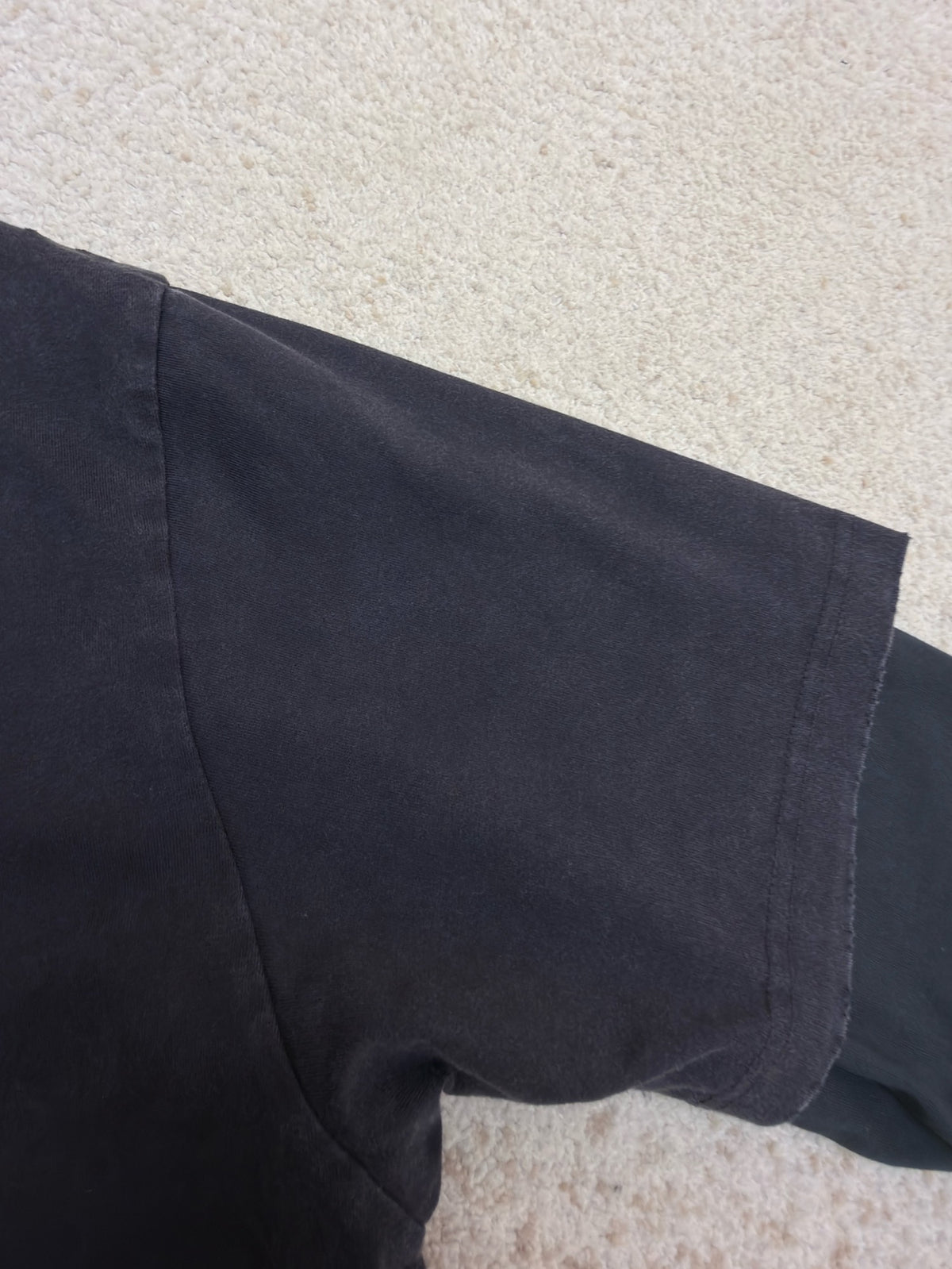 Balenciaga Distressed Layered Long Sleeve T-Shirt
