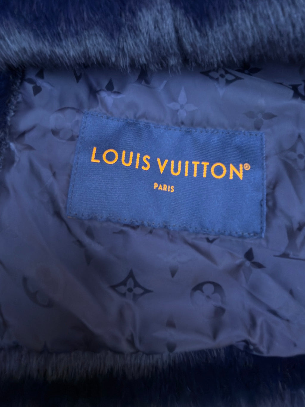 LV 1AIMUG Mink Denim Trucker Jacket