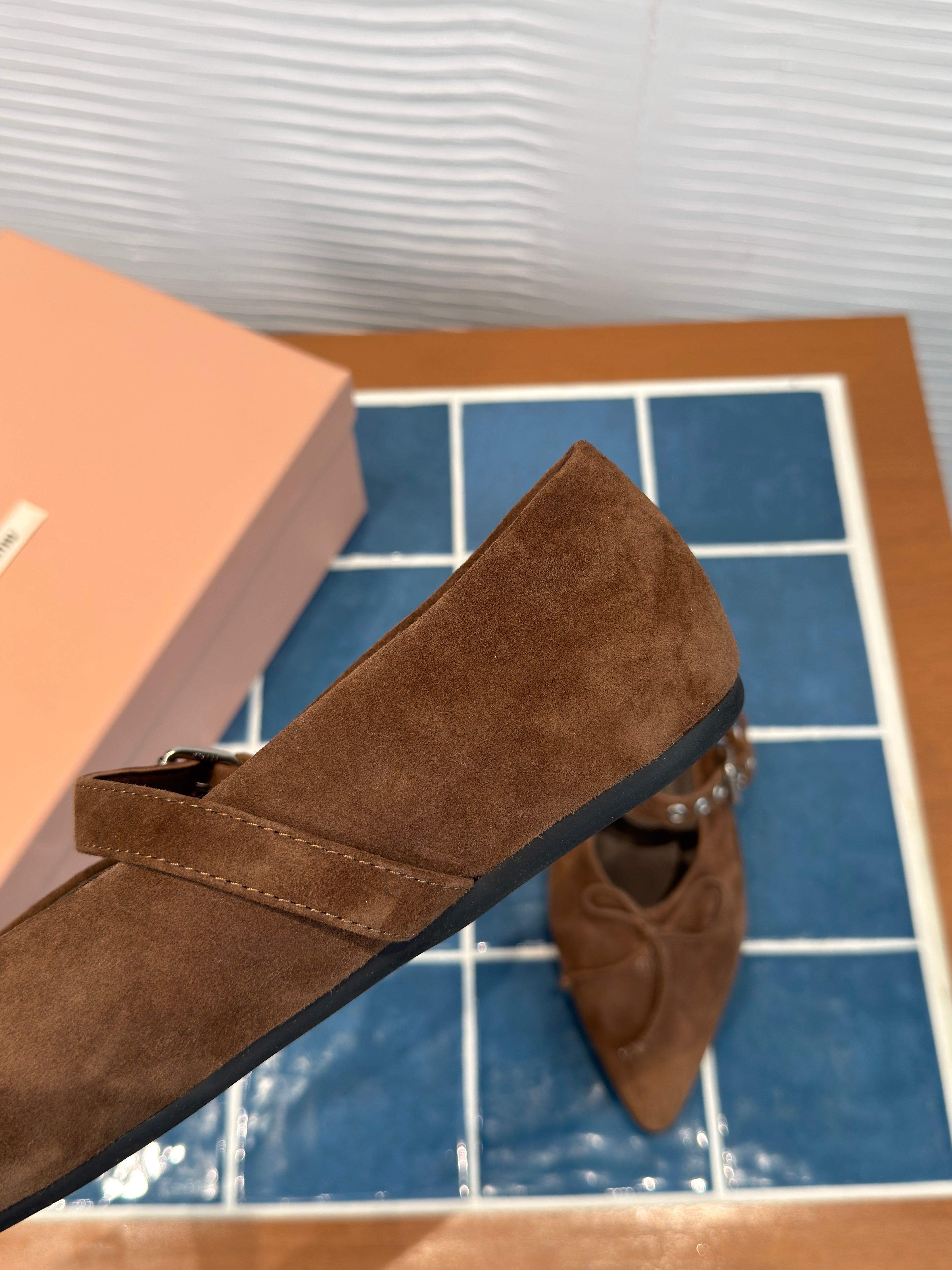 Miu Miu Suede ballerinas