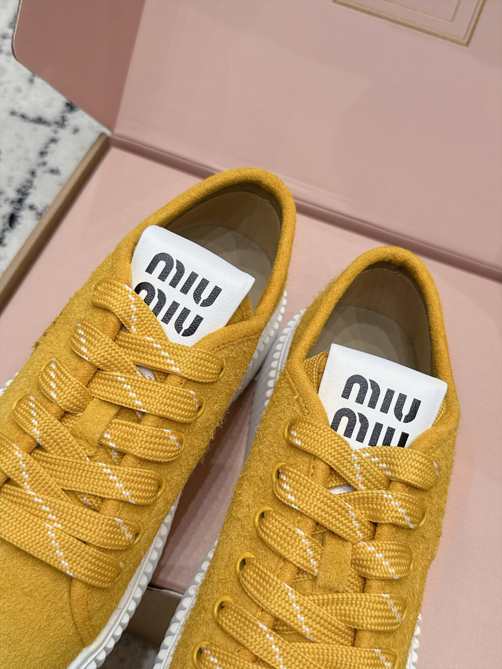 Miu Miu Suede Sneaker