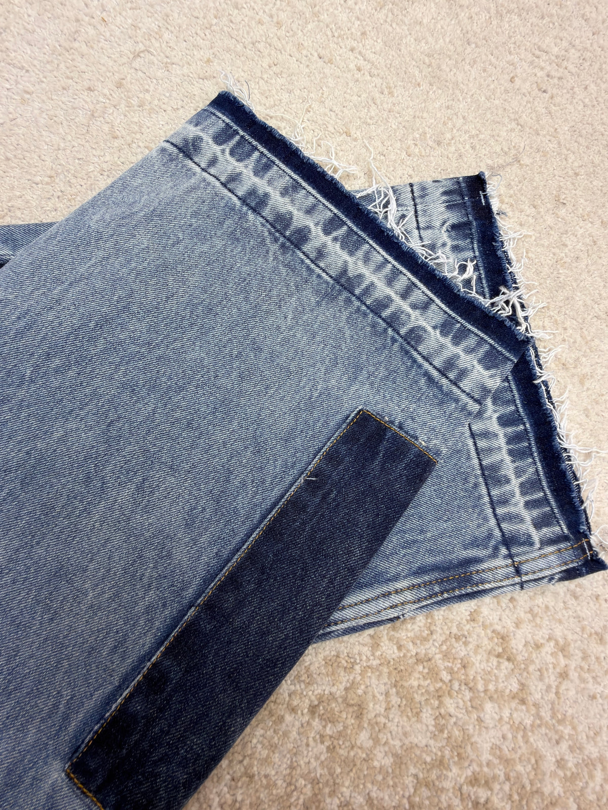 LV 1AKCOL Signature Patchwork Denim Pants