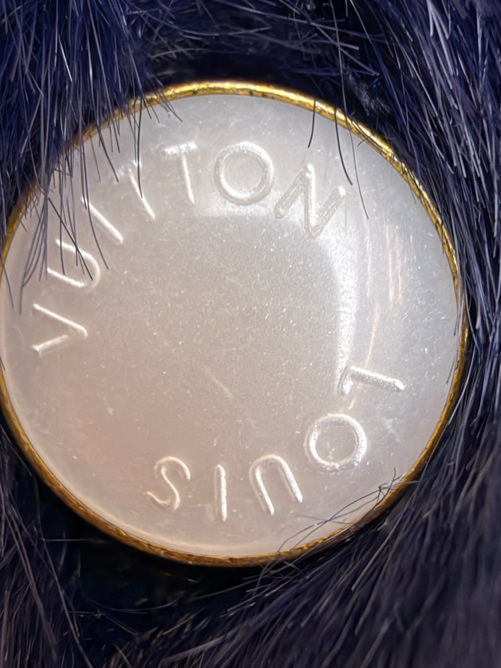 LV 1AIMUG Mink Denim Trucker Jacket