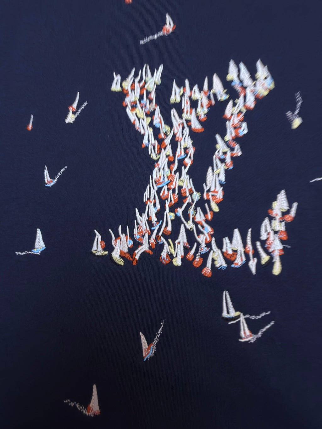 LV 1AHW66 Embroidered Signature Hoodie